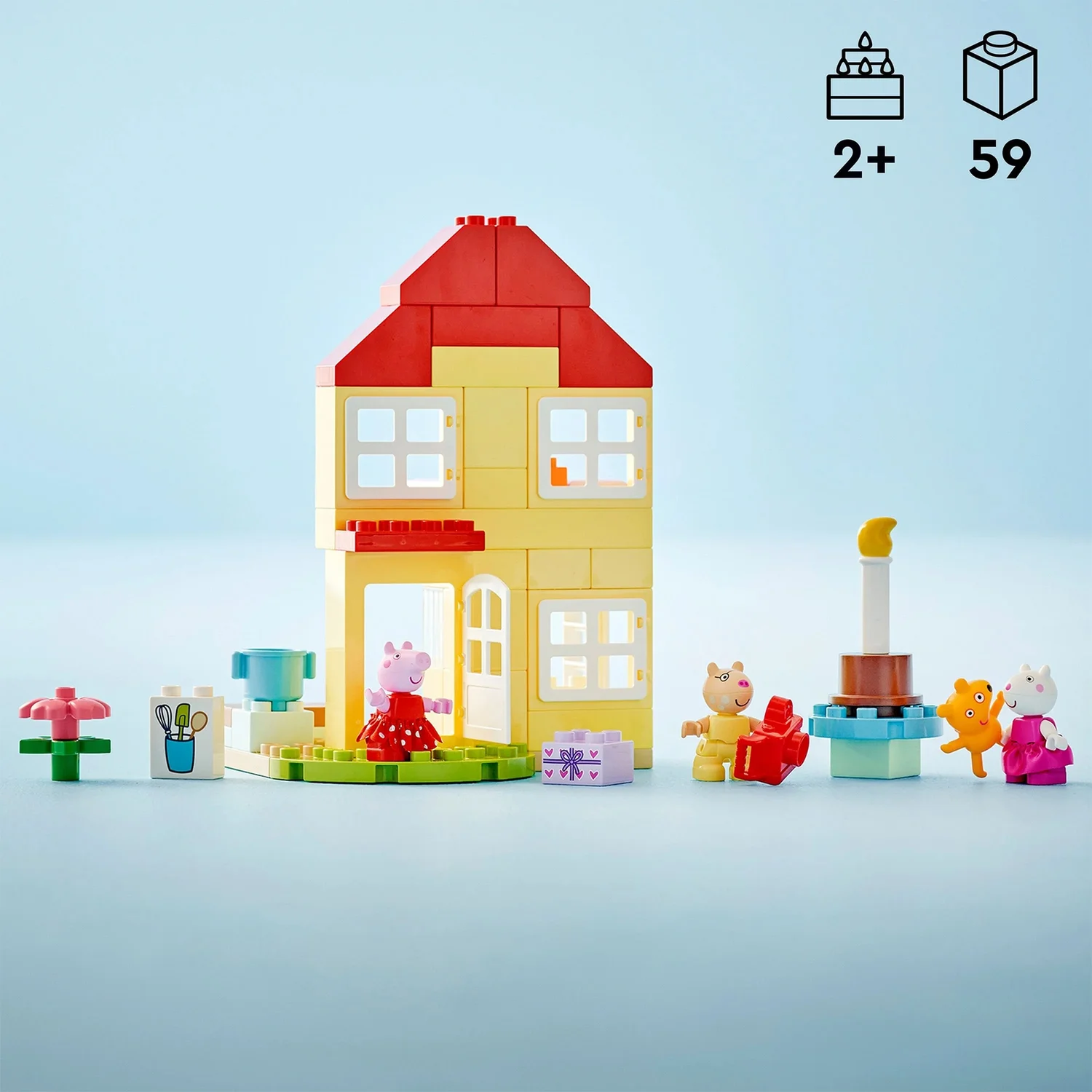 LEGO DUPLO Peppa Pig Birthday House Toy for Toddlers 10433