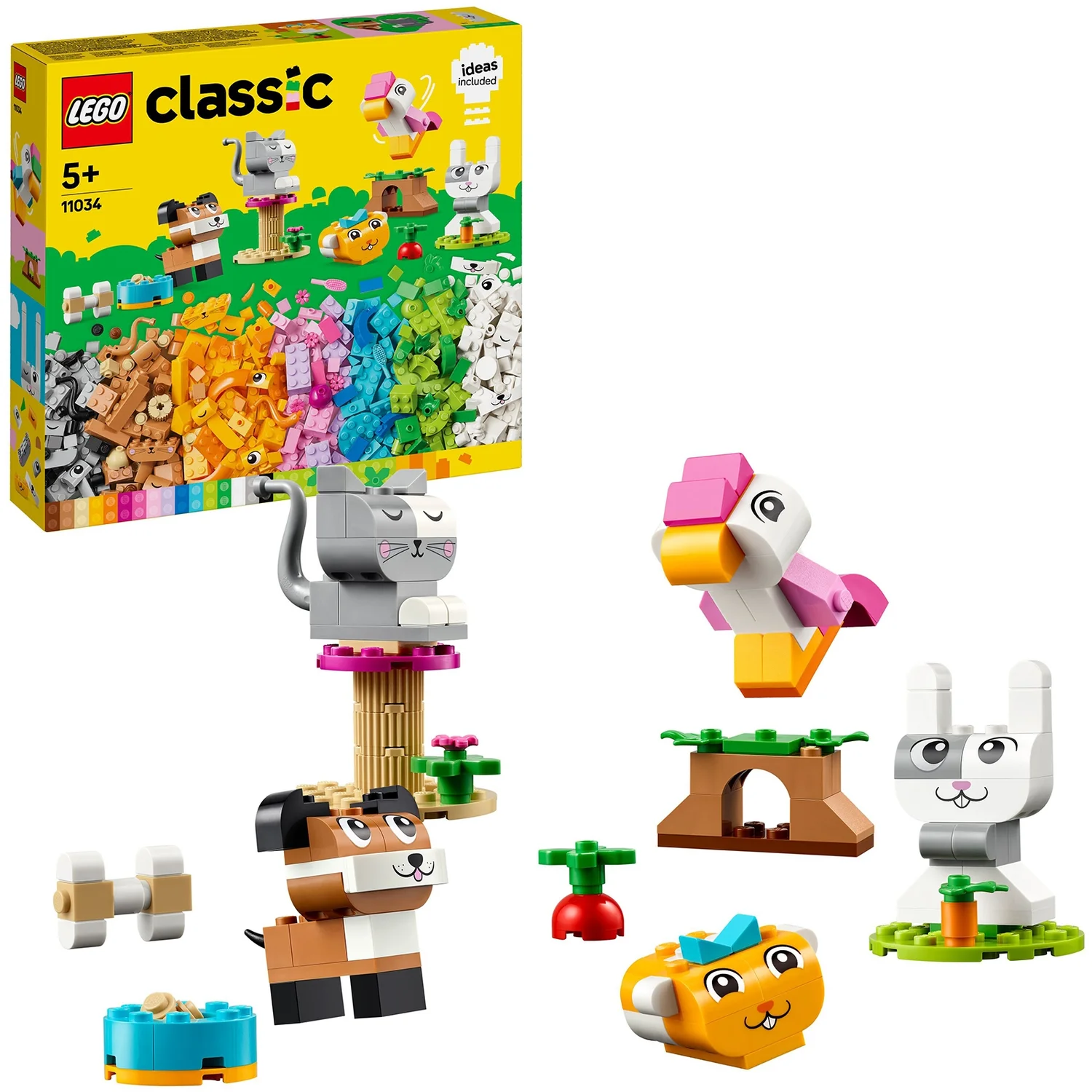 LEGO Classic Creative Pets Animal Toys with Bricks 11034
