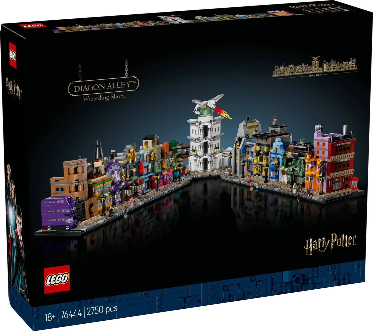 LEGO Harry Potter Diagon Alley Wizarding Shops Set 76444
