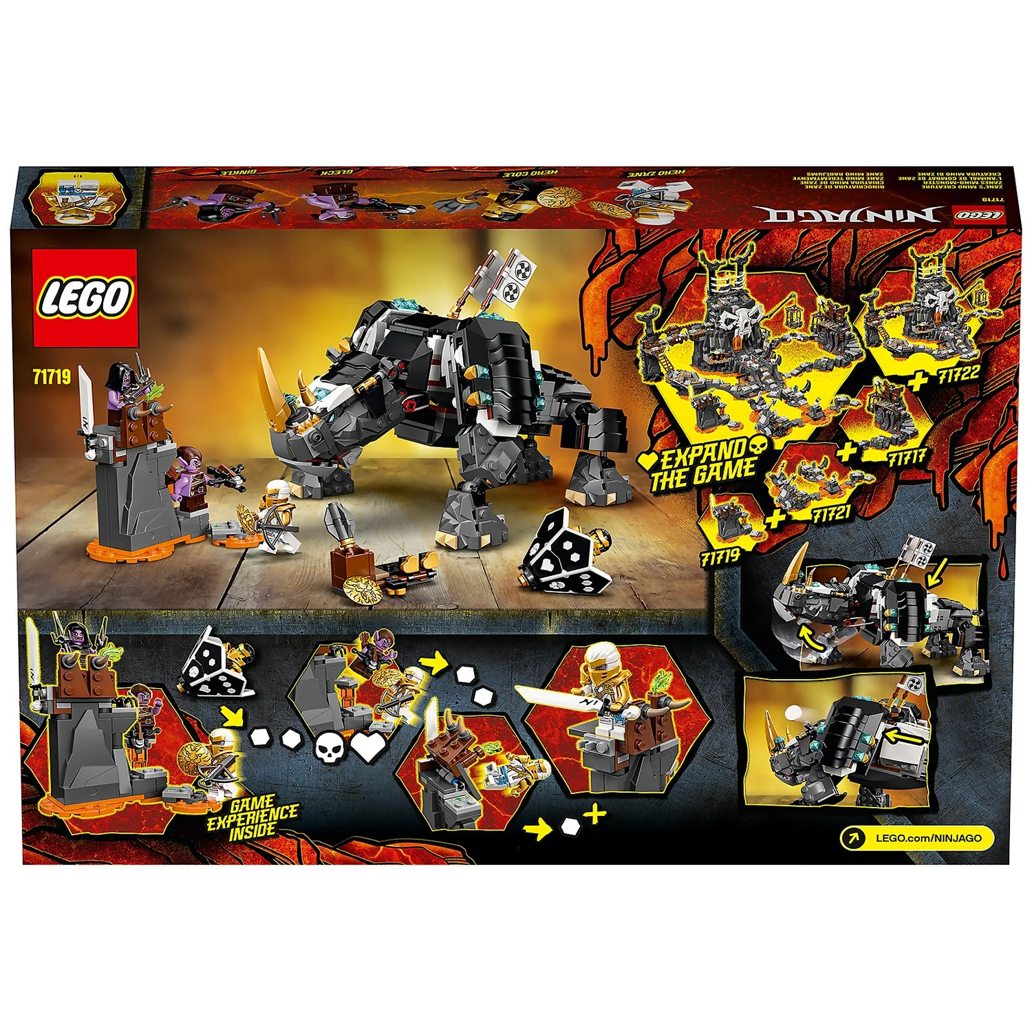 LEGO NINJAGO: Zane's Mino Creature Board Game 2in1 Set (71719)