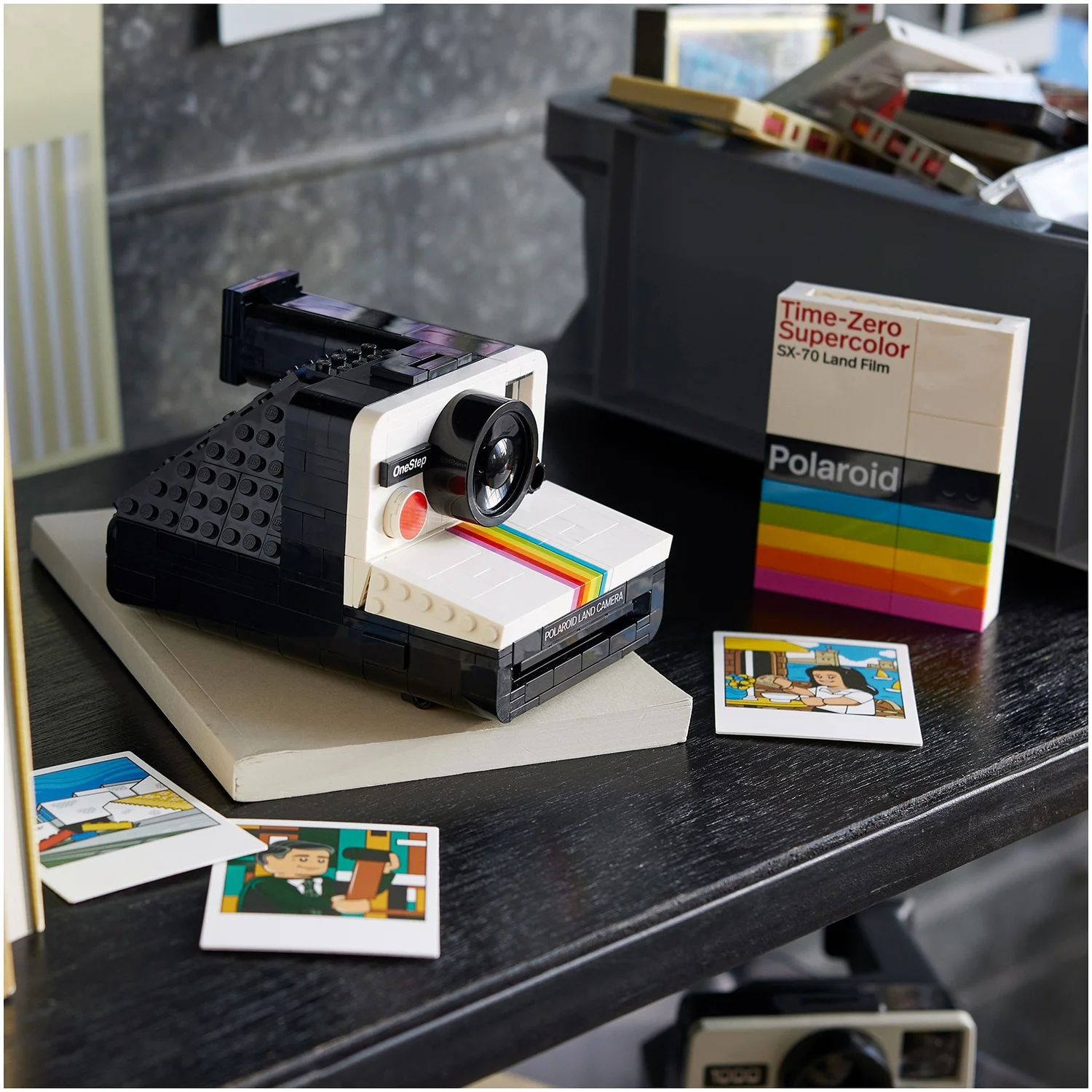 LEGO Ideas Polaroid OneStep SX-70 Camera Adults Set 21345