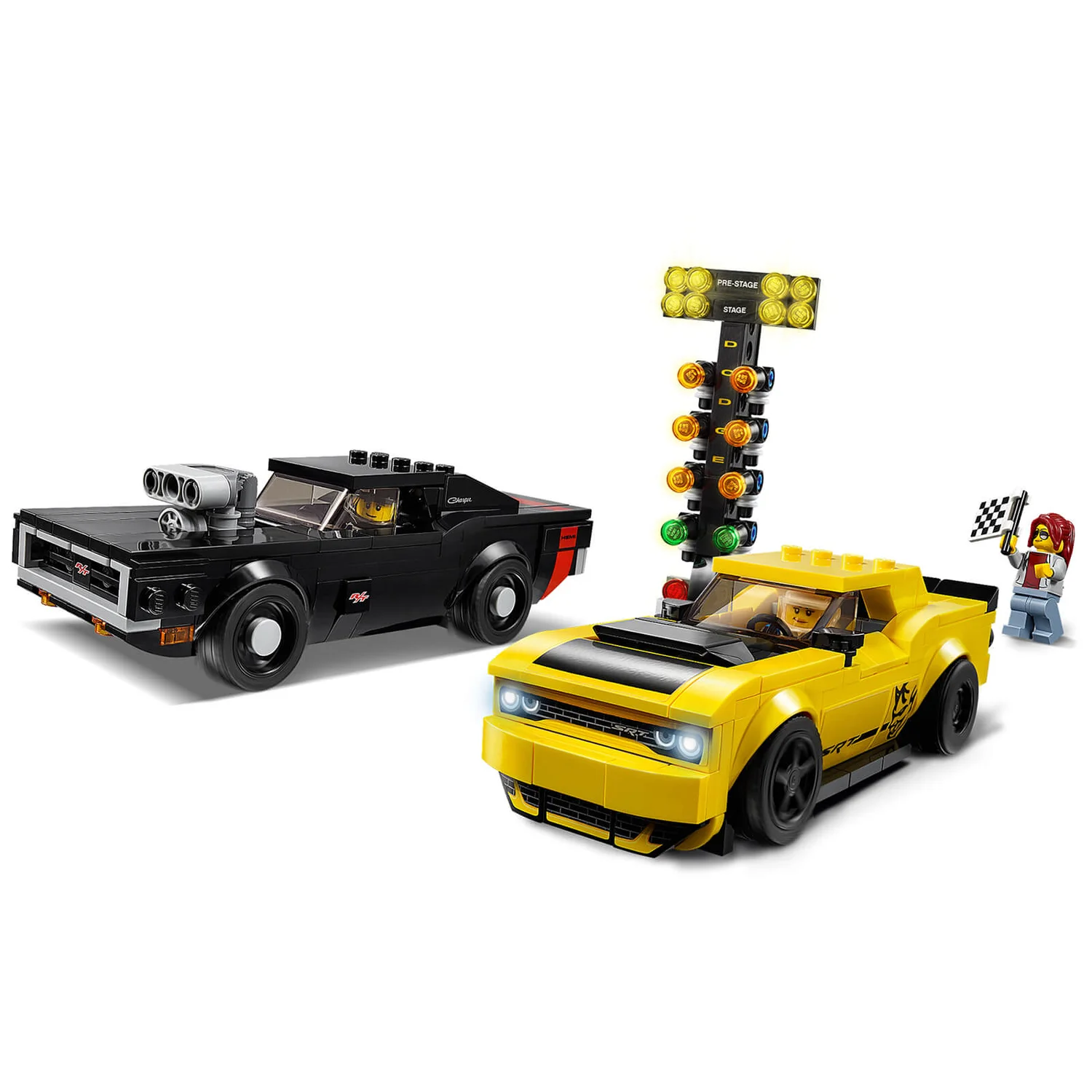 LEGO Dodge Challenger SRT Demon & 1970 Dodge Charger R/T(75893)