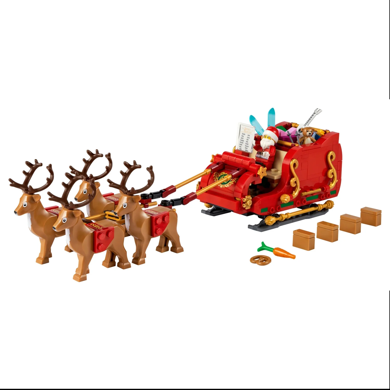 LEGO Iconic Santa’s Sleigh Christmas Building Toy 40499