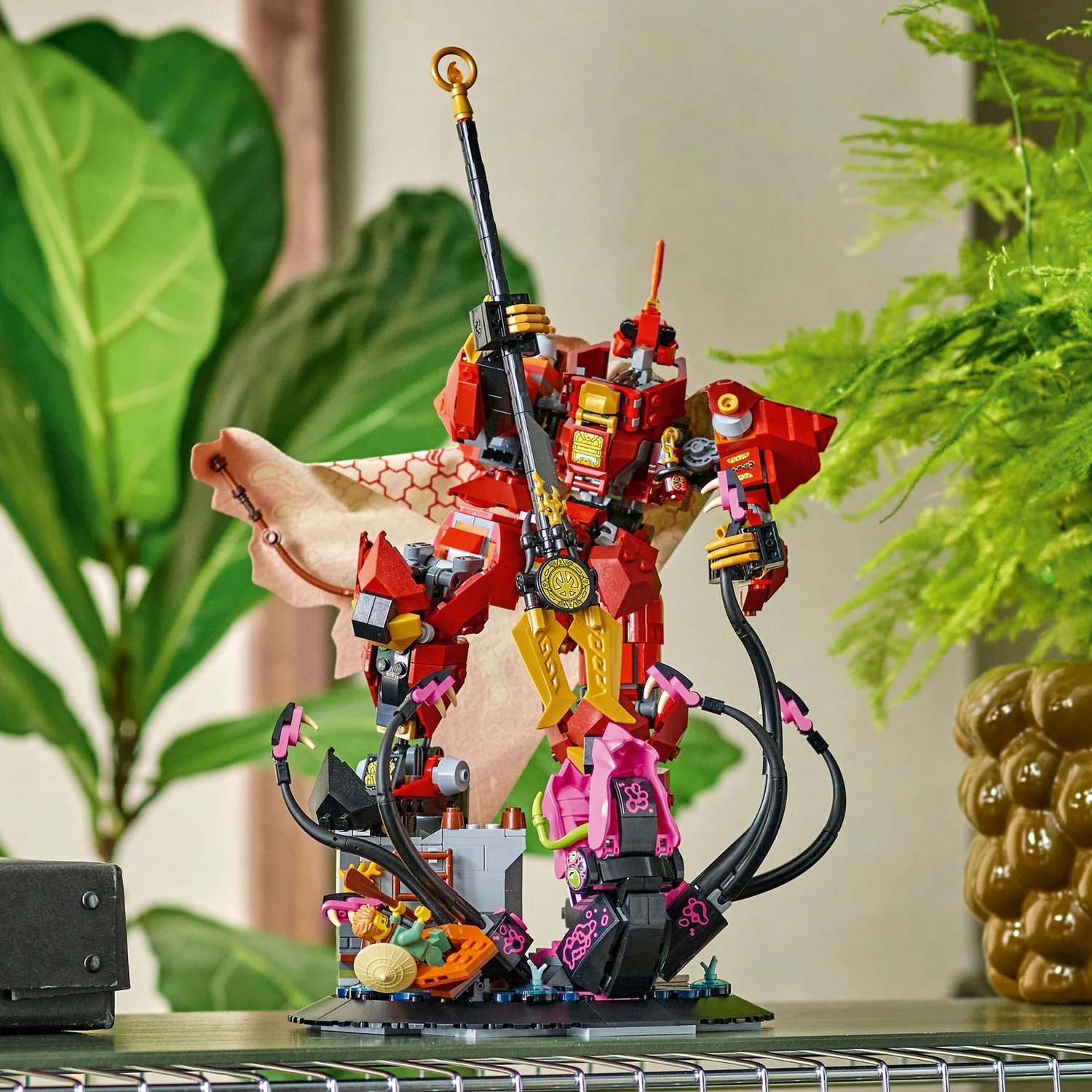 LEGO NINJAGO The Fire Knight Mech Toy Building Set 71846