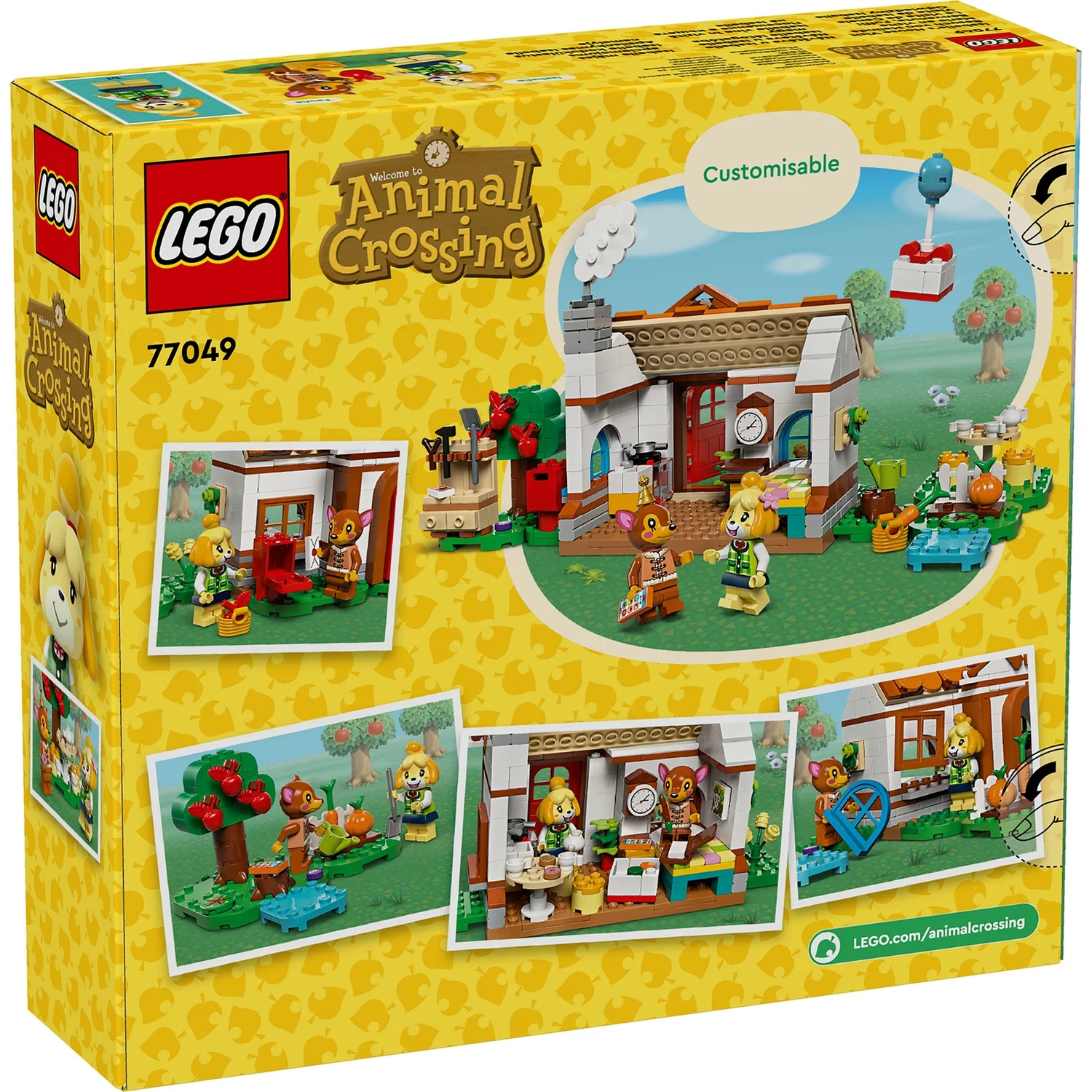 LEGO Animal Crossing Isabelle’s House Visit Buildable Toy 77049