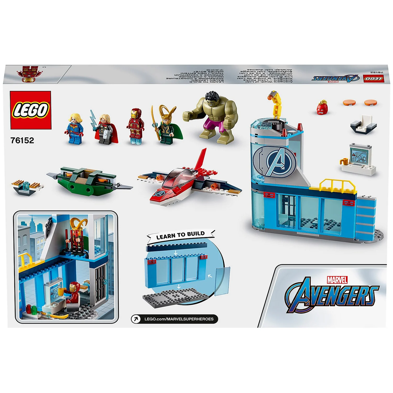 LEGO Marvel 4+ Avengers Wrath of Loki Set (76152)