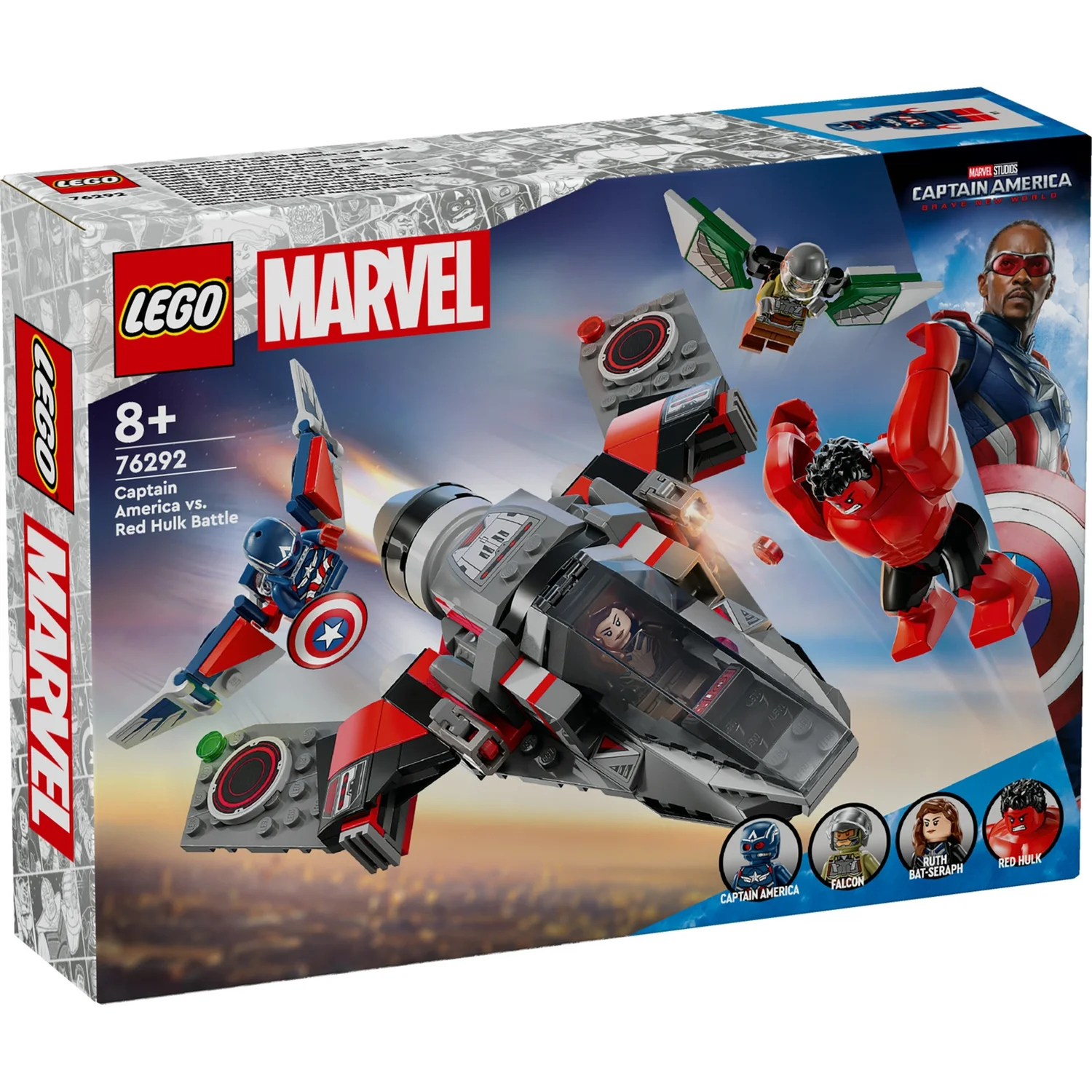 LEGO Marvel Captain America vs. Red Hulk Battle Set 76292