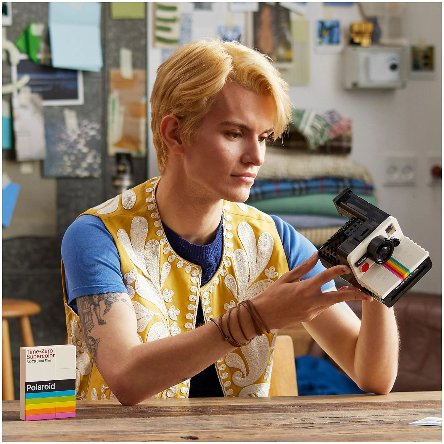 LEGO Ideas Polaroid OneStep SX-70 Camera Adults Set 21345