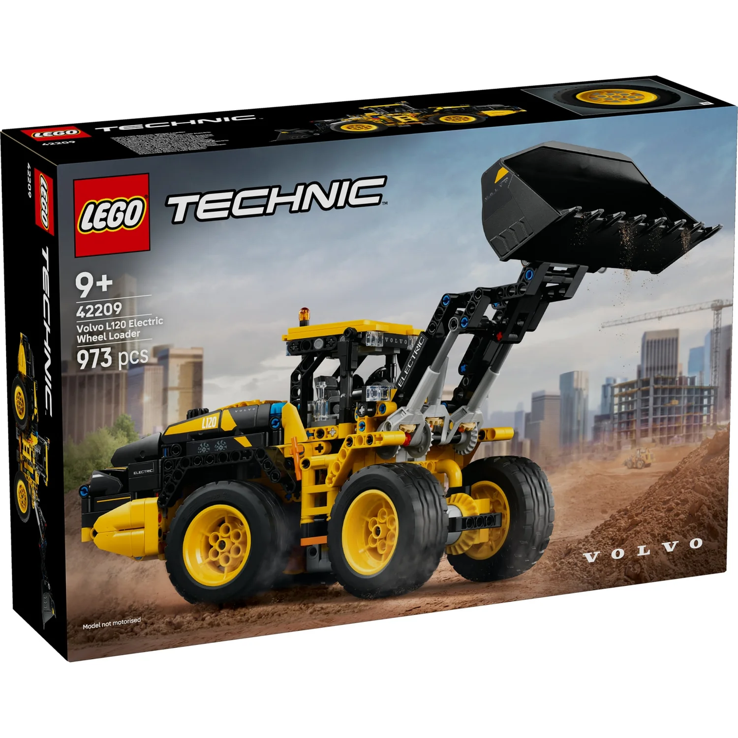 LEGO® Technic Volvo L120 Electric Wheel Loader Construction Toy 42209