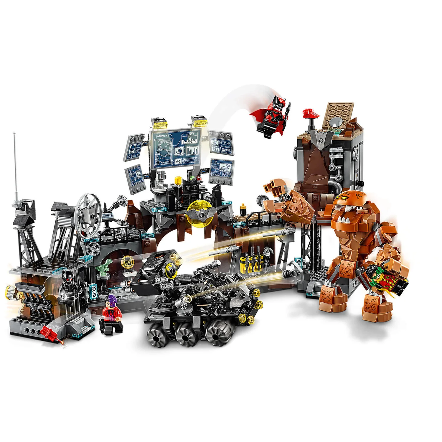 LEGO DC Batman Batcave Clayface Invasion Building Toys (76122)