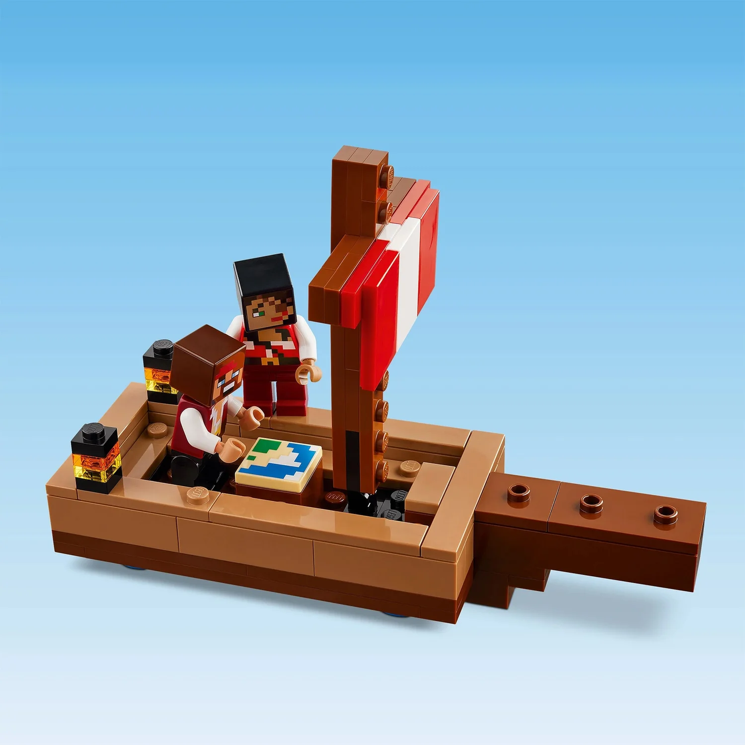 LEGO Minecraft The Pirate Ship Voyage Building Toy Set 21259
