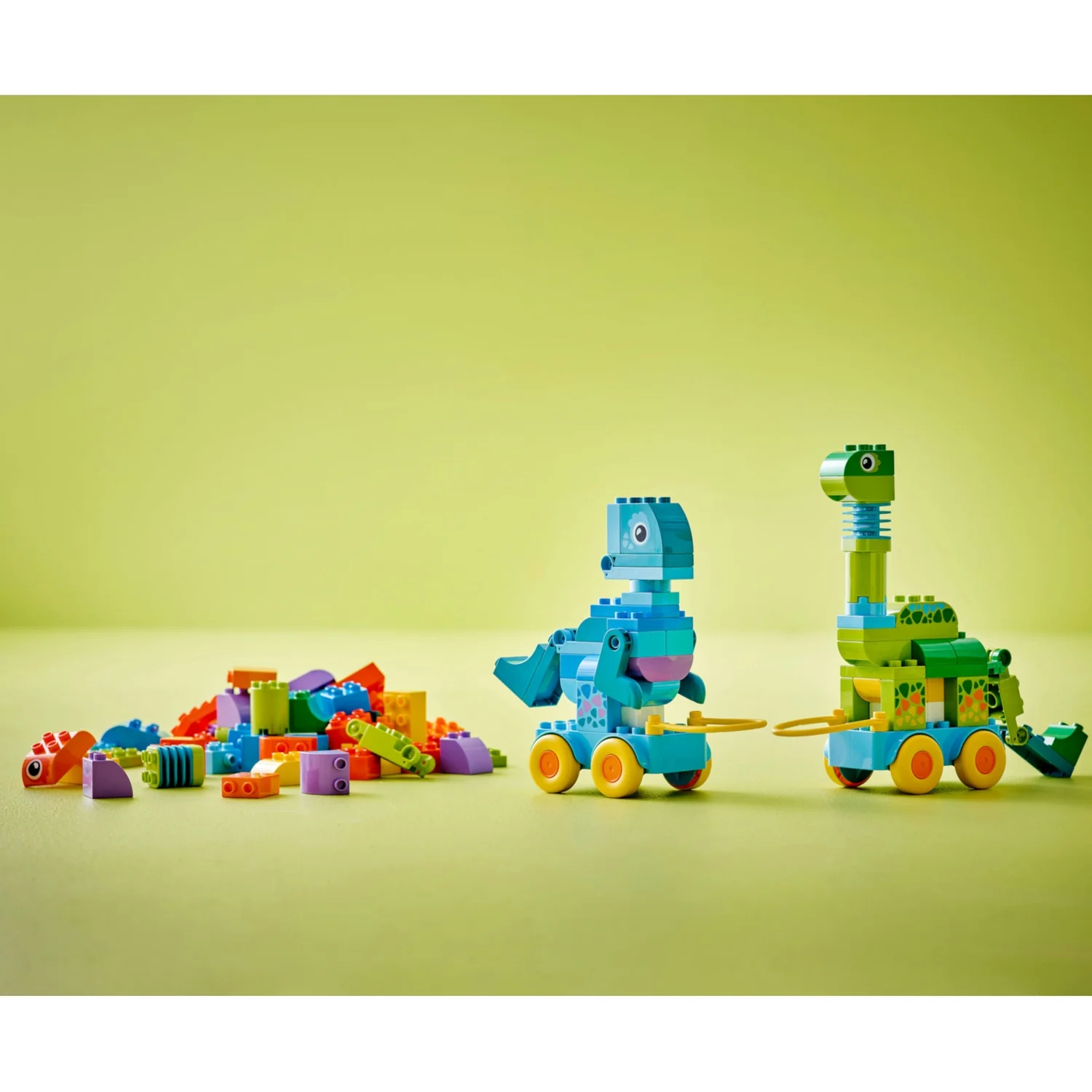 LEGO® DUPLO® Town 3in1 Dinosaurs on Wheels Learn-Through-Play Toddler Toy 10451