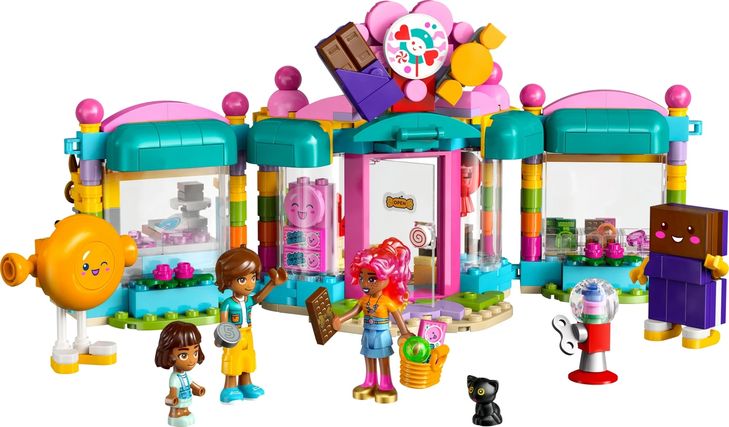 LEGO® Friends Heartlake City Sweet Shop Pretend-Play Set, Role-Play Toy 42649