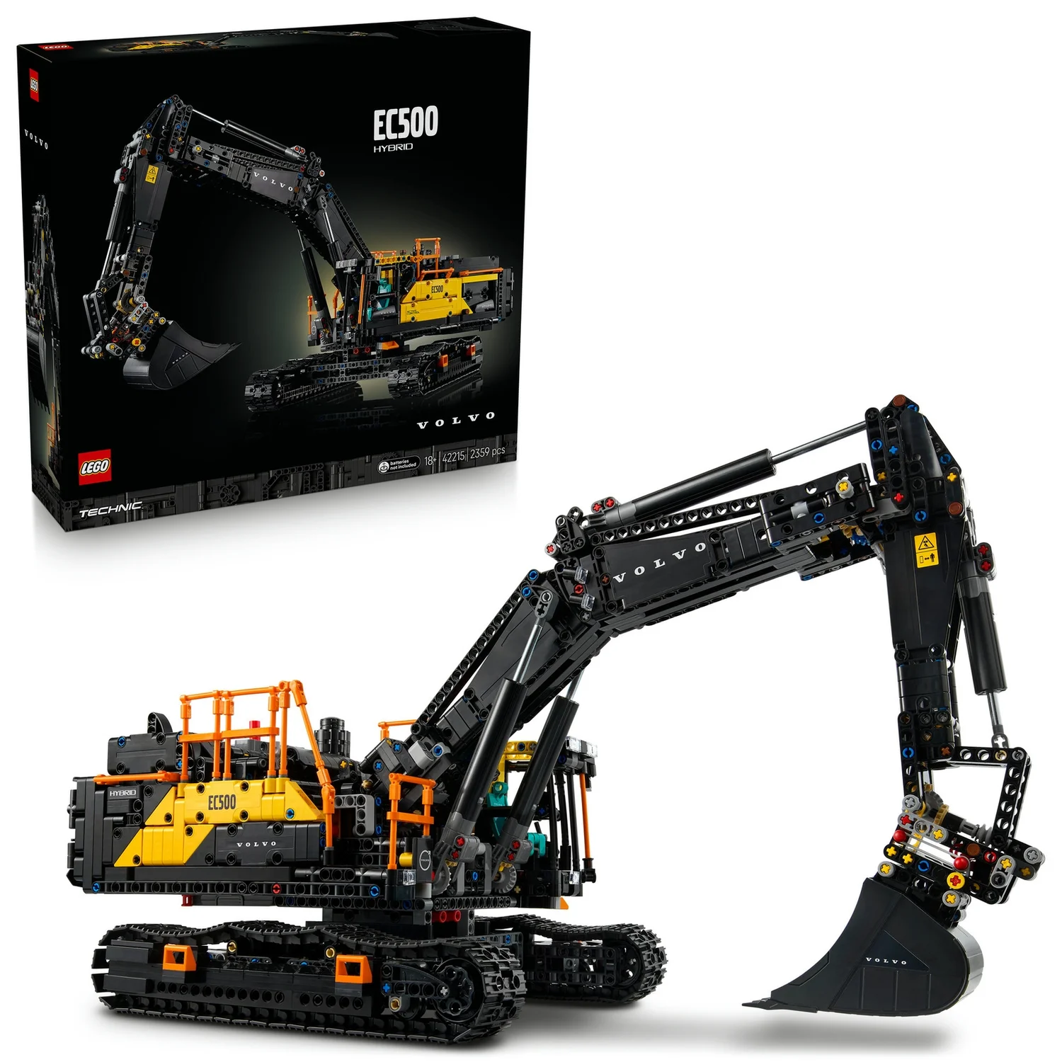 LEGO Technic Volvo EC500 Hybrid Excavator Building Set 42215