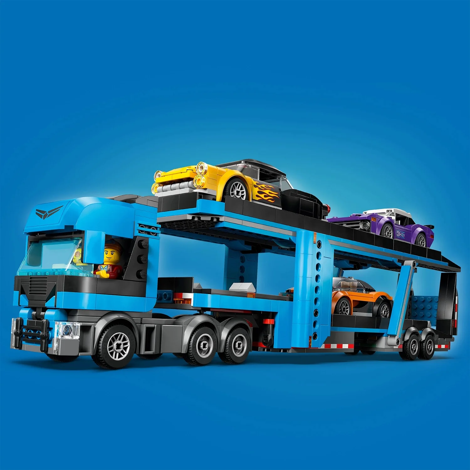 LEGO City Car Transporter Truck with Sports Cars Toy 60408
