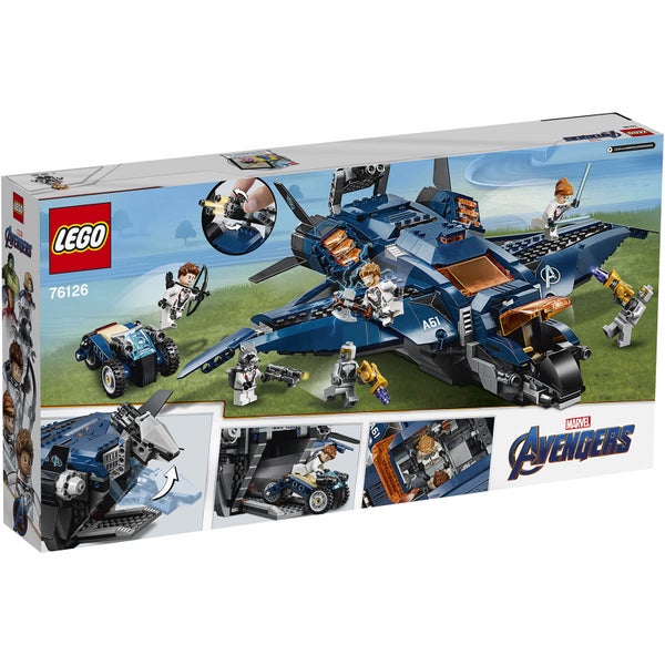 LEGO Marvel Avengers Ultimate Quinjet Plane Toy (76126)