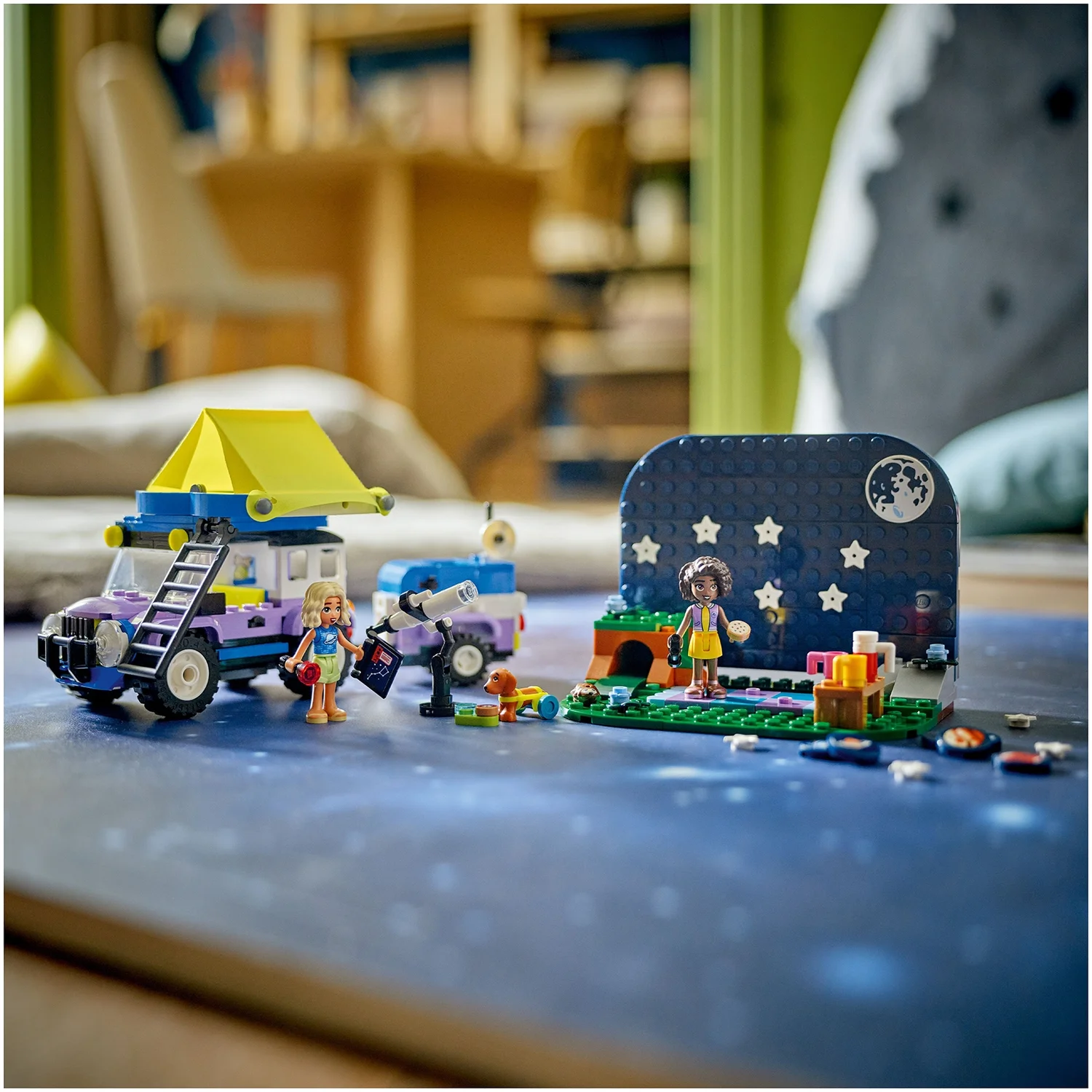 LEGO Friends Stargazing Camping Set with 4x4 Toy Car 42603