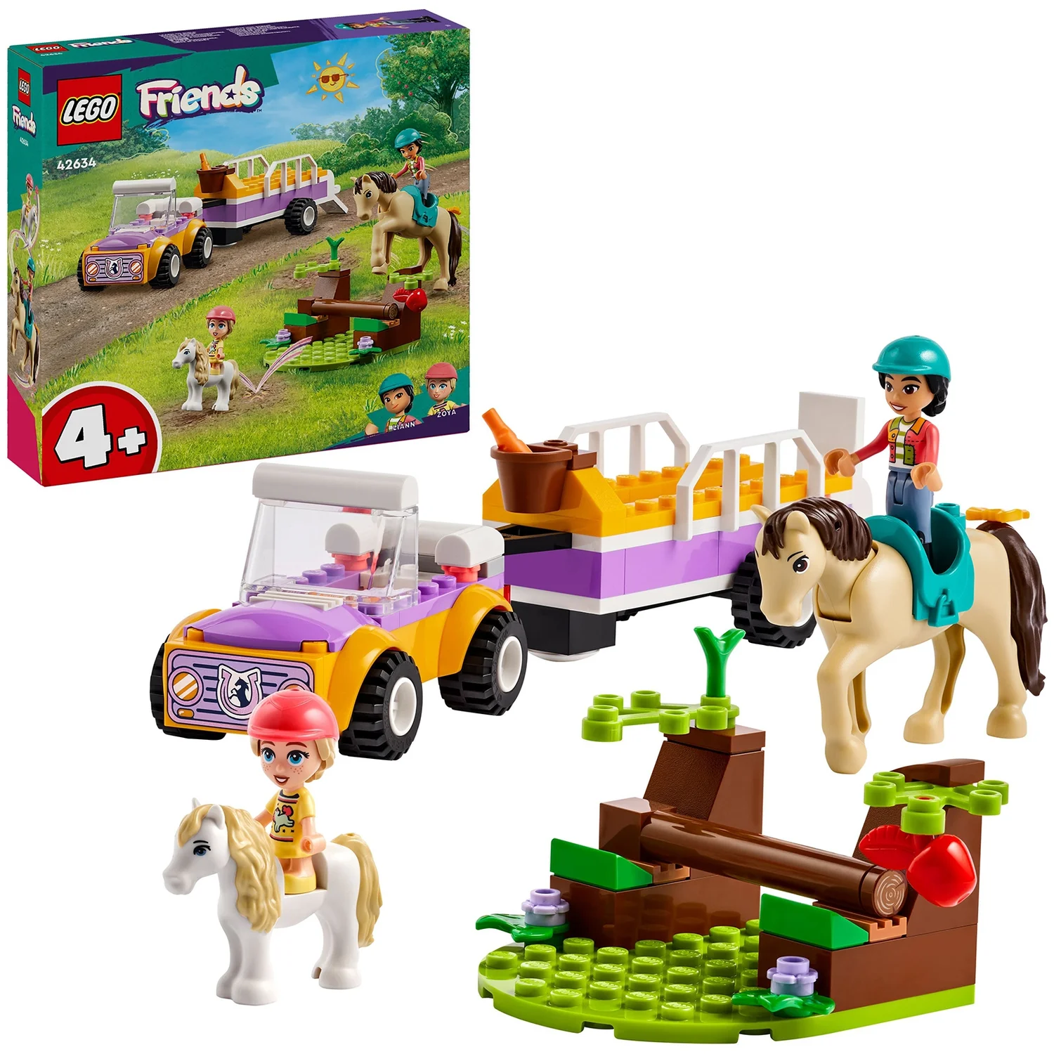 LEGO Friends Horse and Pony Trailer Animal Toys Set 42634