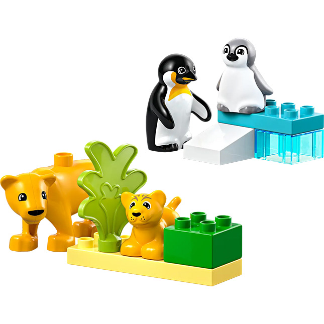 LEGO DUPLO - Wild Animal Families: Penguins & Lions
