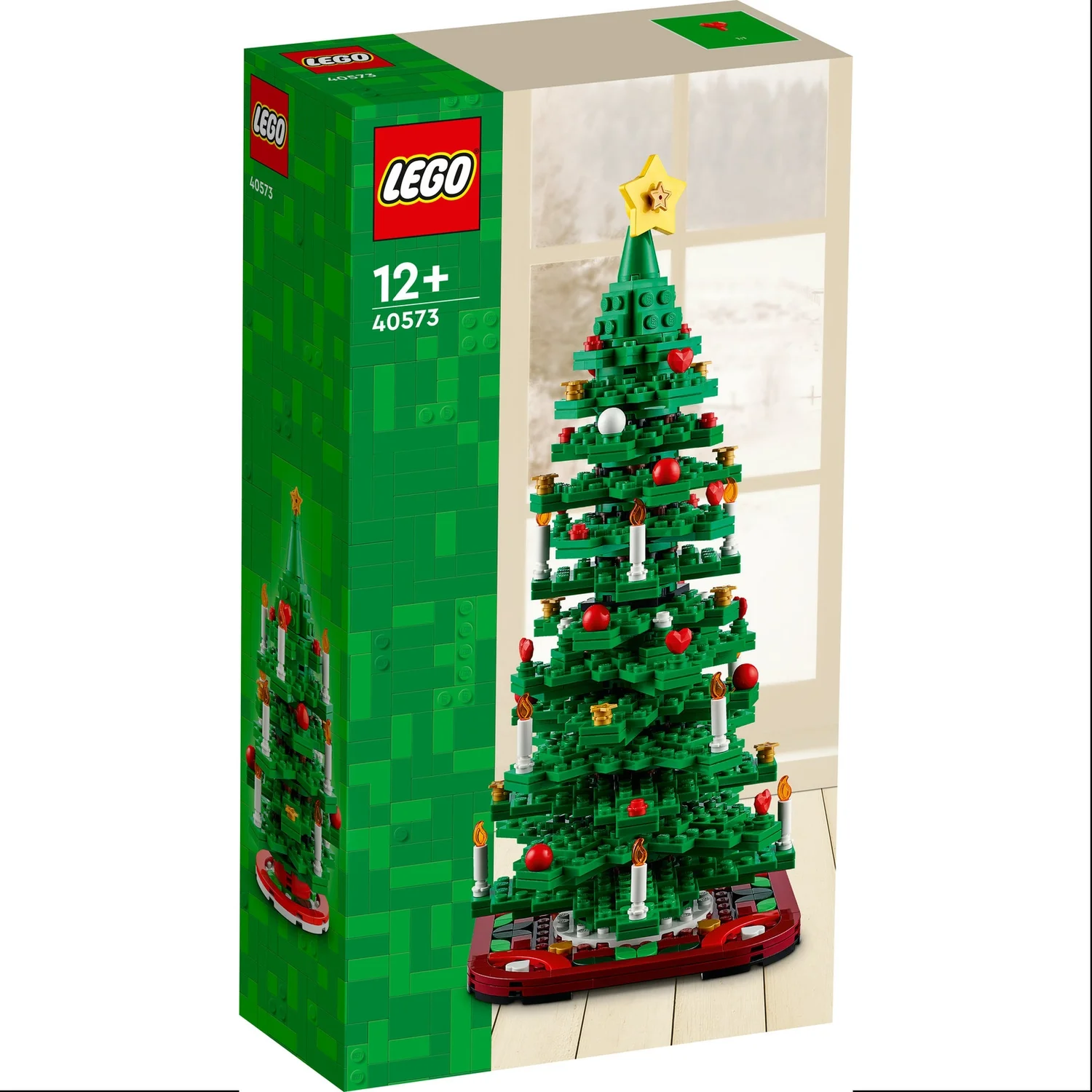 LEGO Christmas Tree Toy, Festive Decor Set for Kids 40573