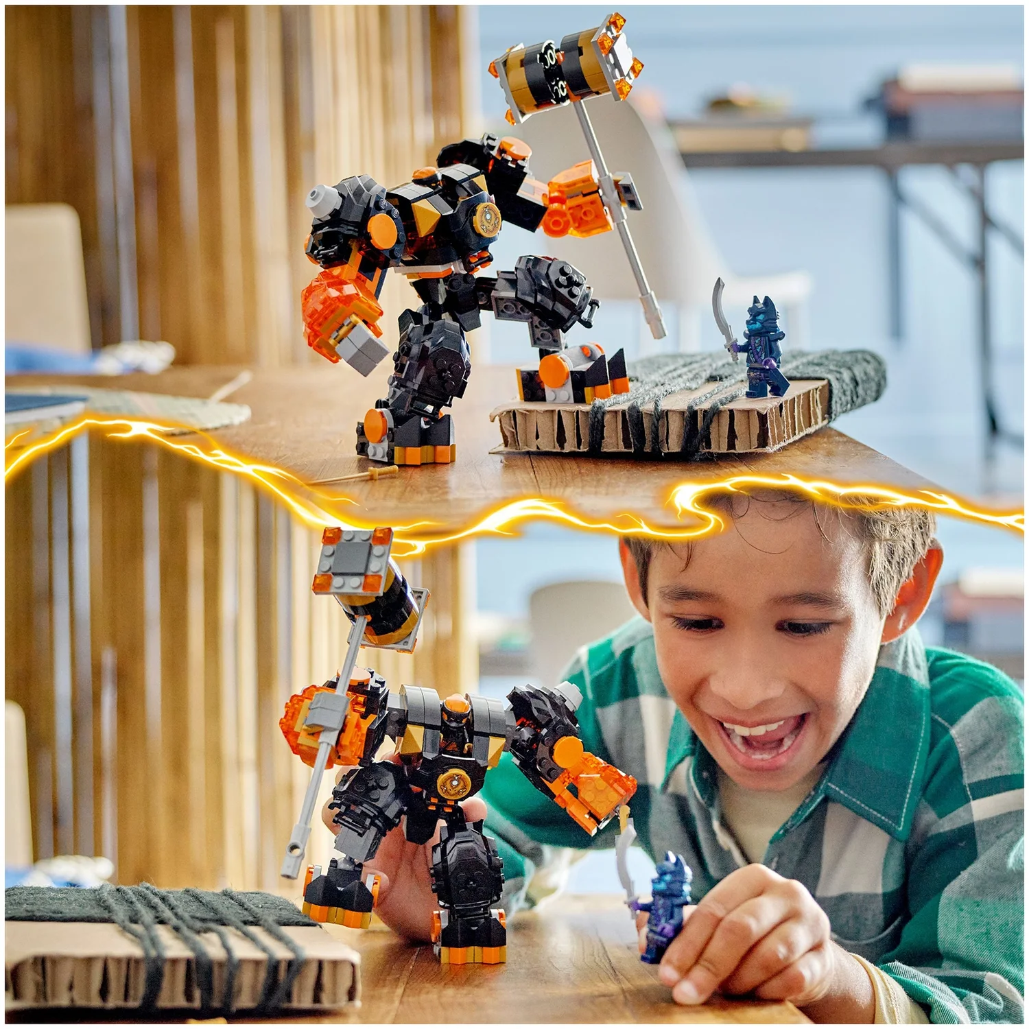 LEGO NINJAGO Cole’s Elemental Earth Mech Action Figure 71806