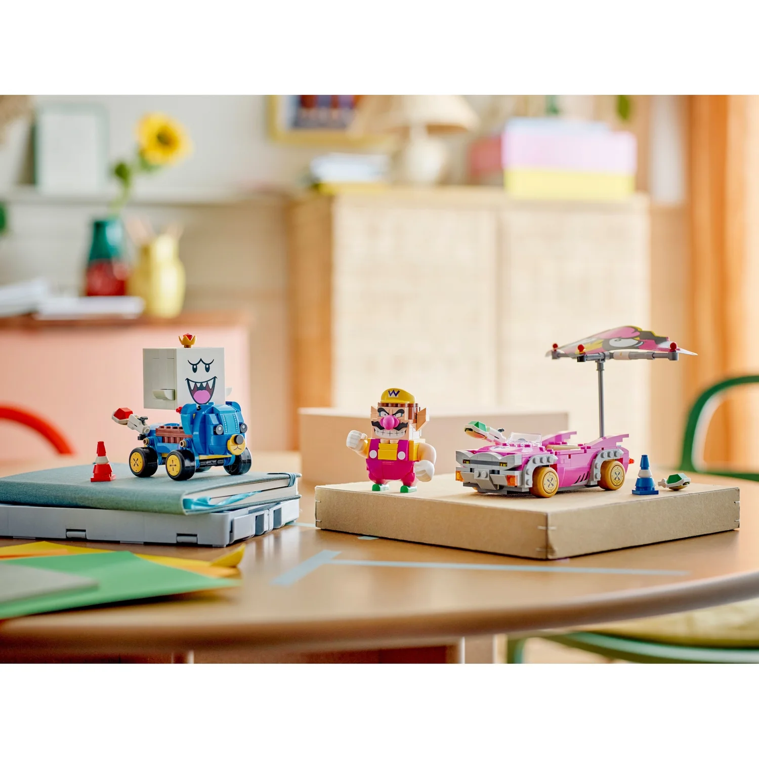 LEGO® Super Mario™: Mario Kart™ – Wario & King Boo Figures and 2 Karts 72038