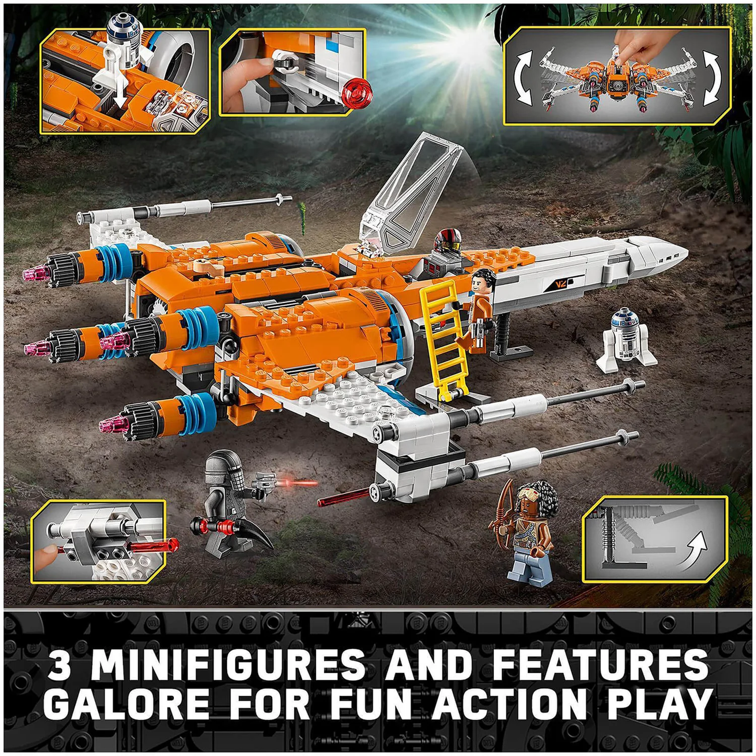 LEGO Star Wars: Poe Dameron's X-wing Fighter Playset (75273)
