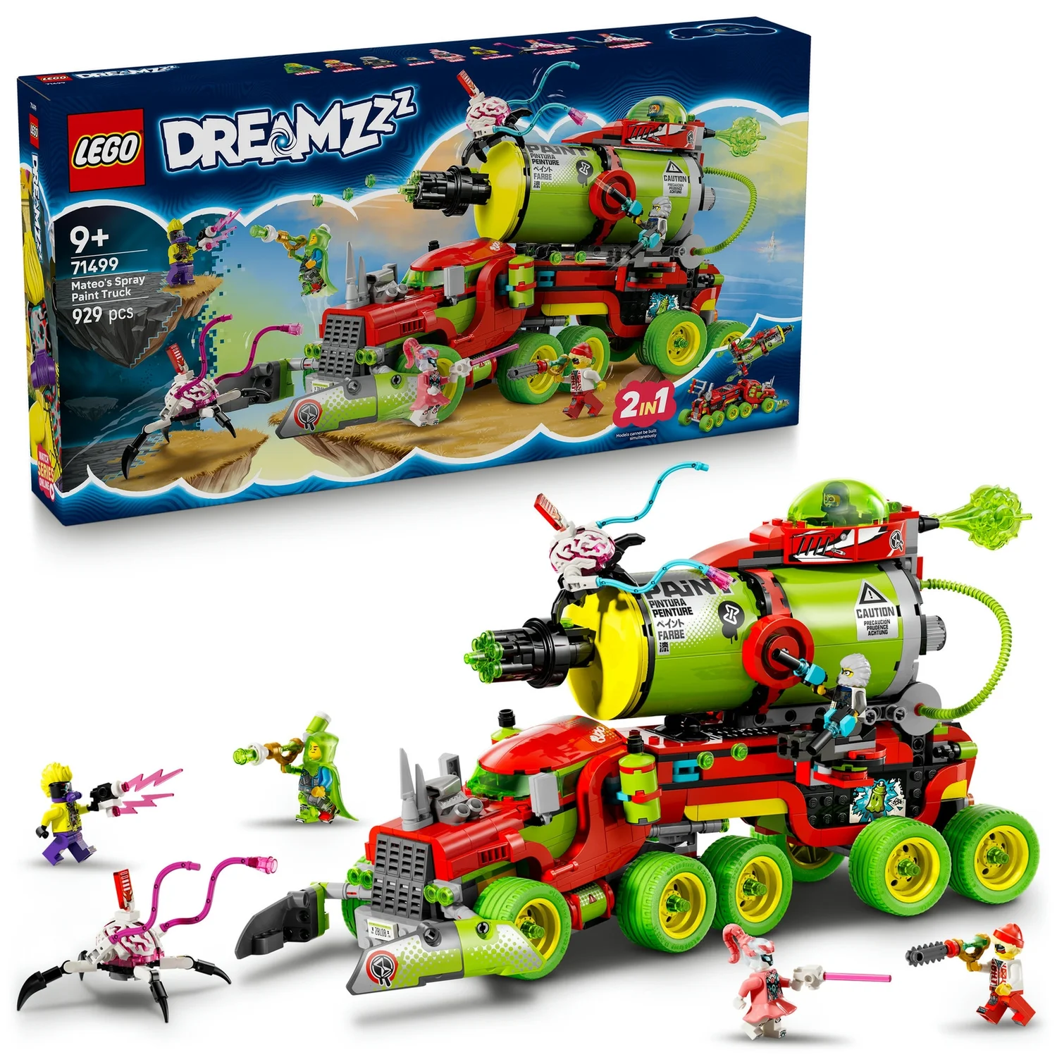 LEGO® DREAMZzz™ Mateo’s Spray Paint Truck Toy 71499