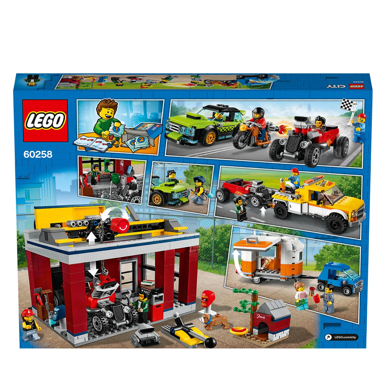 LEGO City: Nitro Wheels Tuning Workshop Building Set (60258)