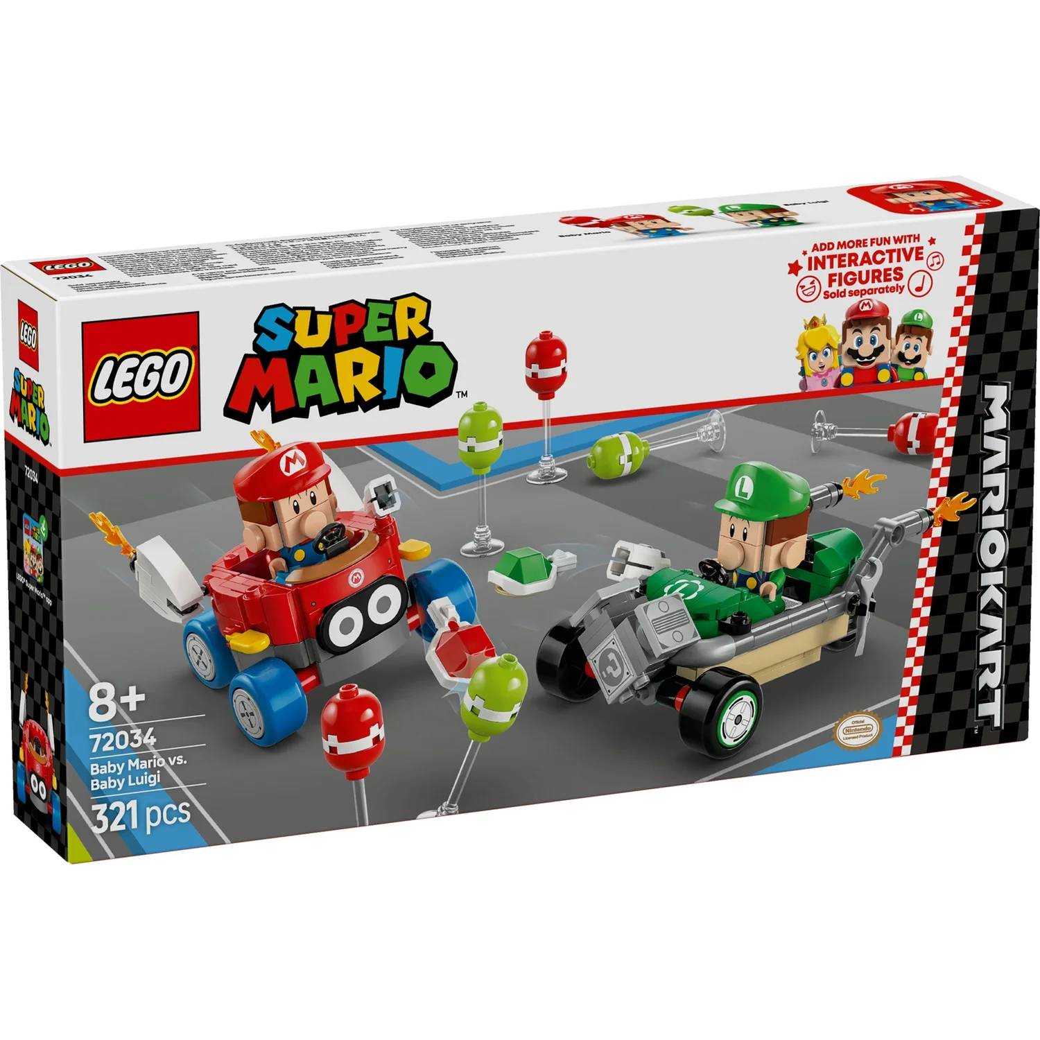 LEGO Super Mario: Mario Kart – Baby Mario vs. Baby Luigi 72034