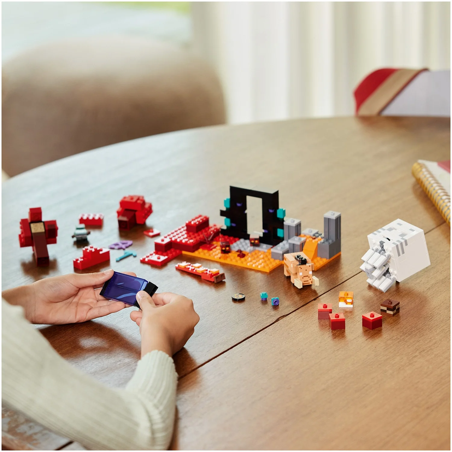 LEGO Minecraft The Nether Portal Ambush Building Toy 21255