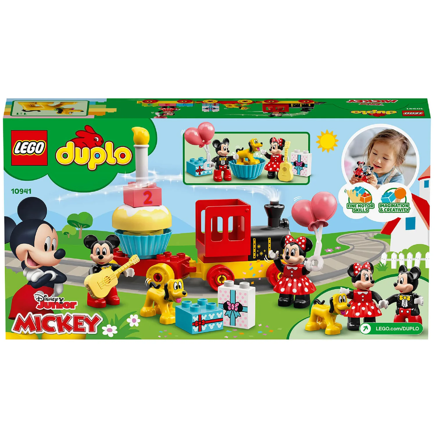 LEGO DUPLO Disney: Mickey & Minnie Birthday Train Toy (10941)