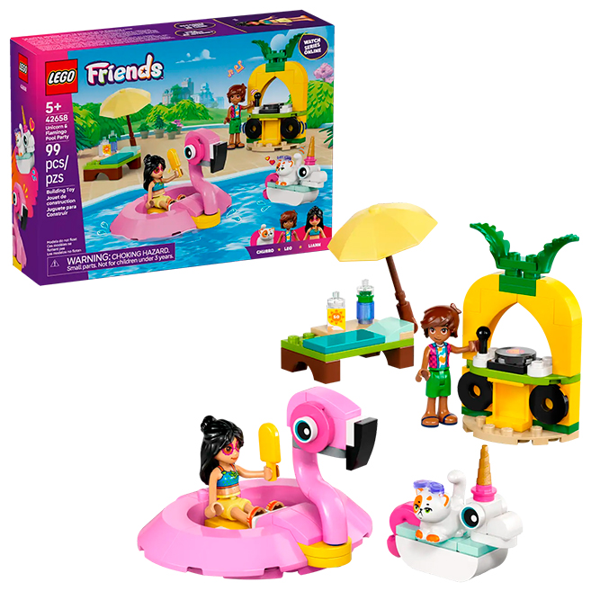 LEGO Friends - Unicorn & Flamingo Pool Party
