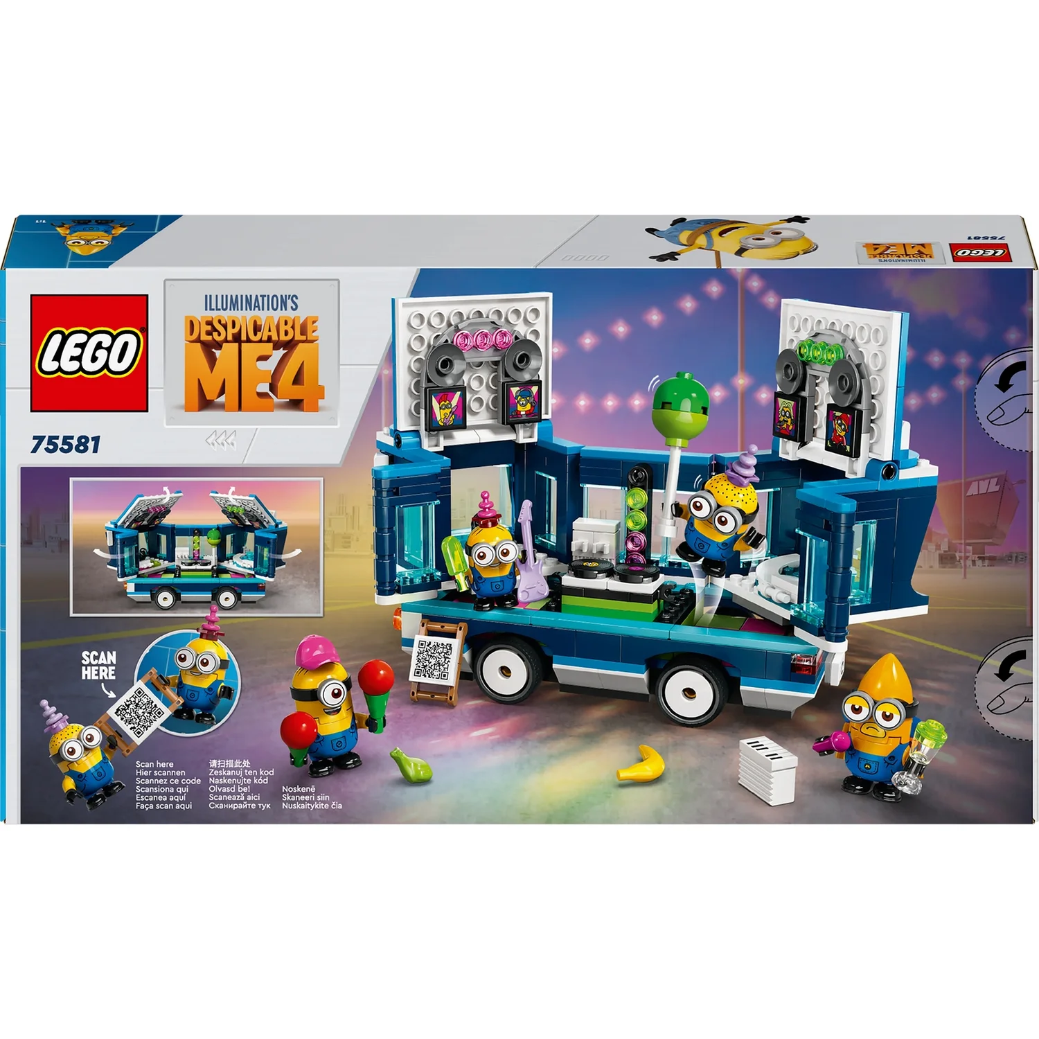 LEGO Despicable Me Minions’ Music Party Bus Toy Set 75581