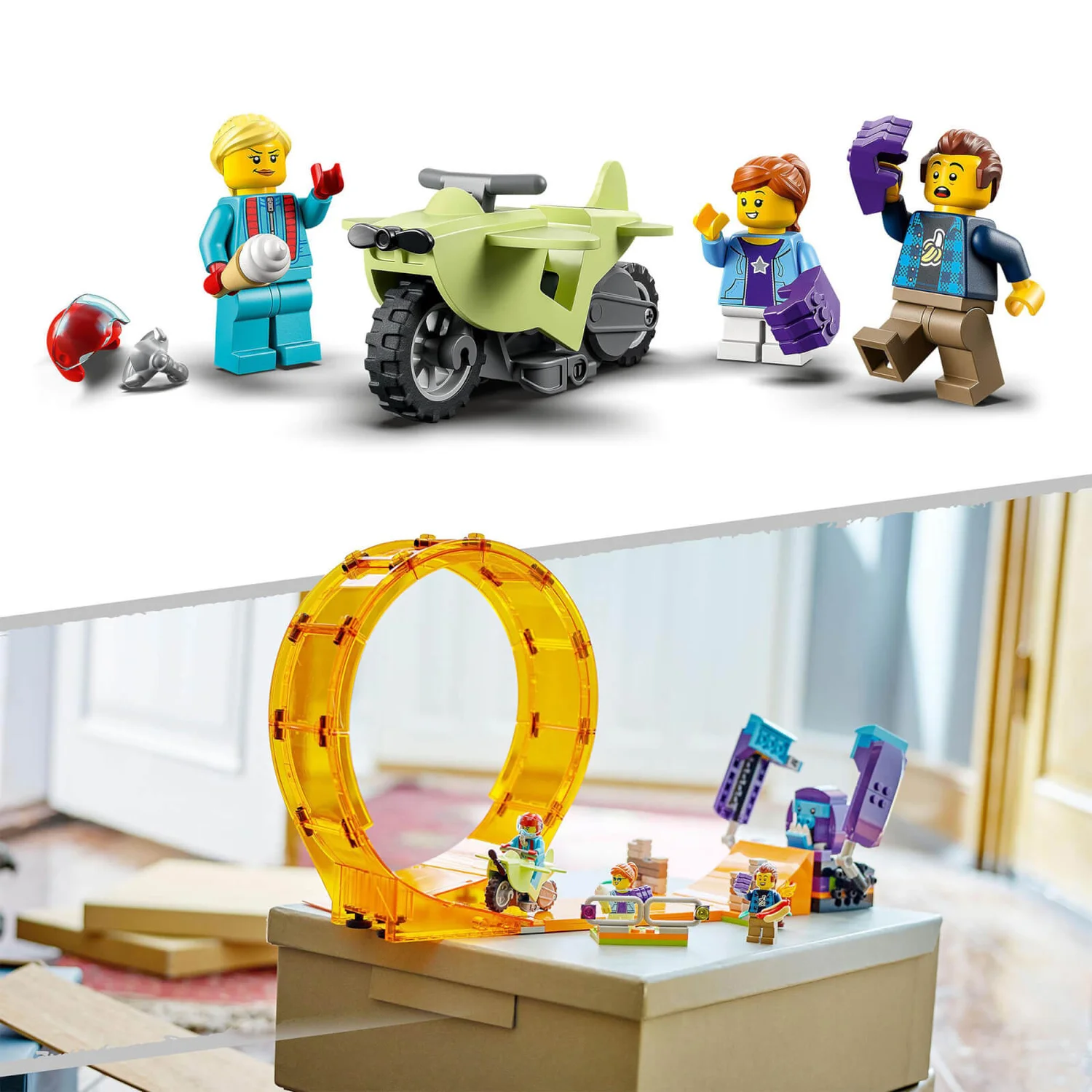 LEGO City: Stuntz Smashing Chimpanzee Stunt Loop Set (60338)