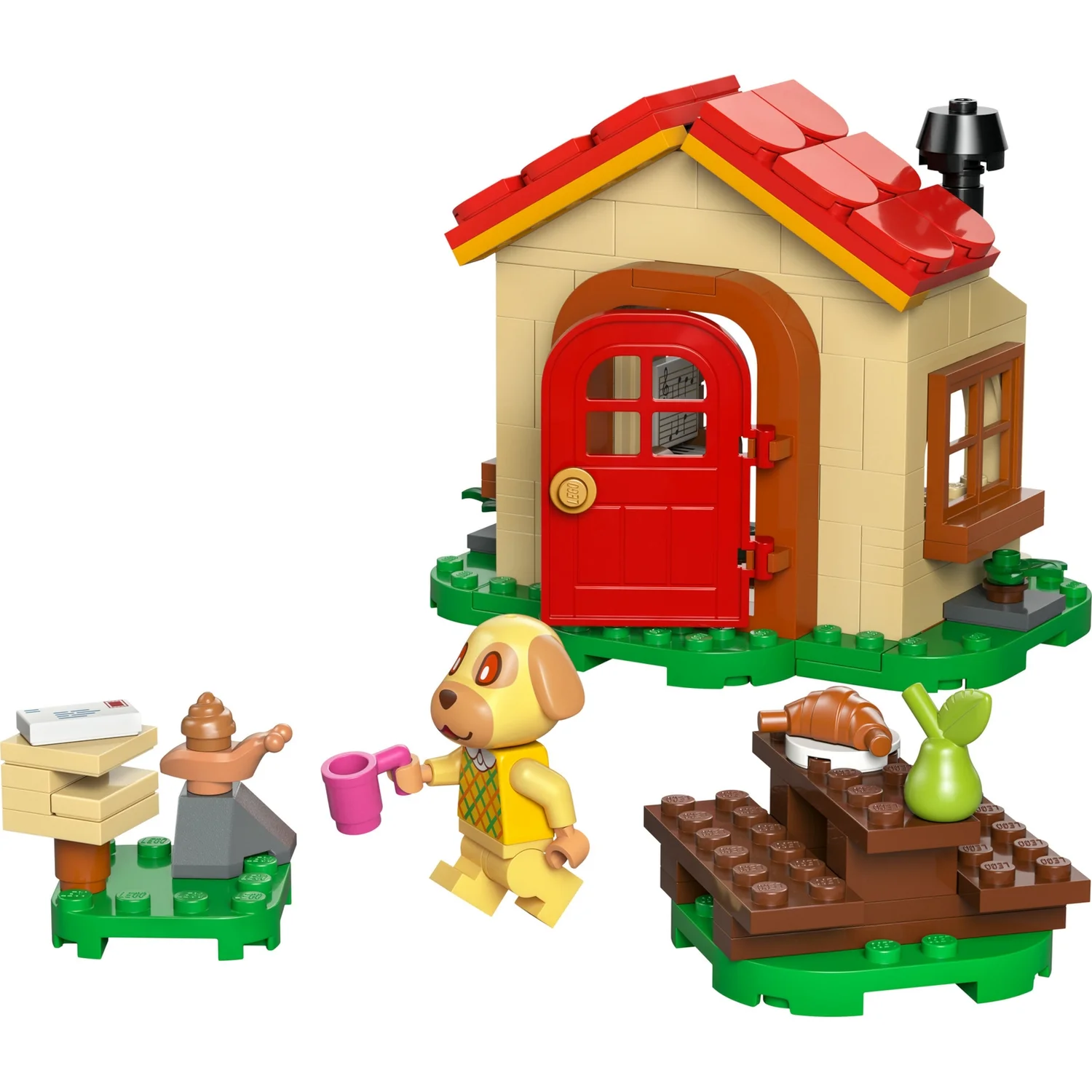 LEGO® Animal Crossing™ Goldie’s Cosy House Building Playset 77058