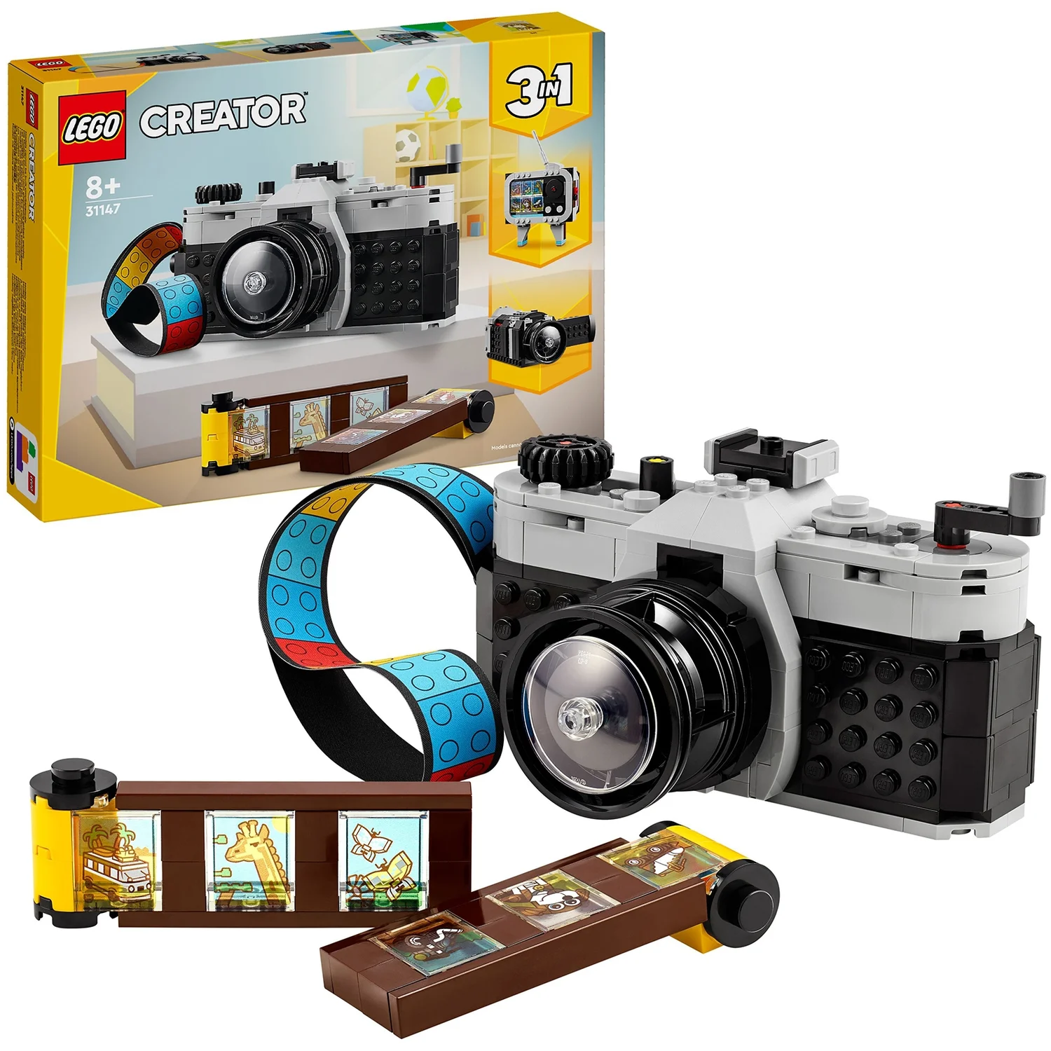 LEGO Creator 3in1 Retro Camera Toy for Girls and Boys 31147