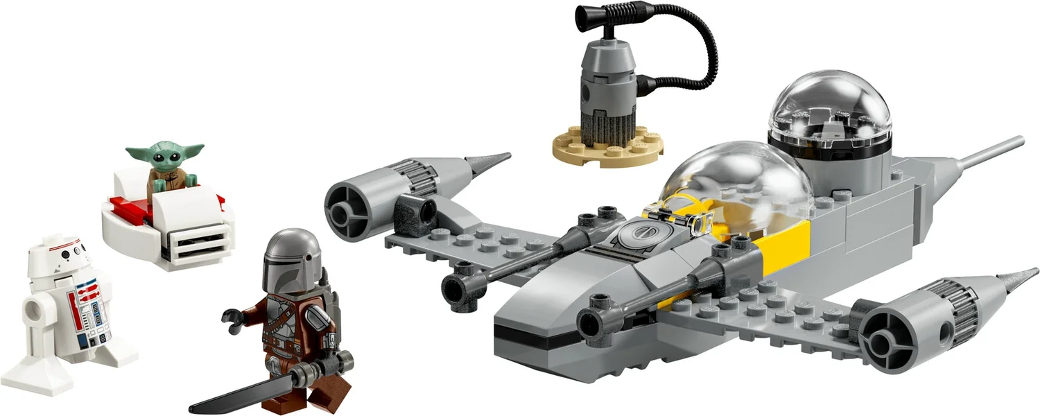 LEGO Star Wars Mando and Grogu’s N-1 Starfighter Set 75410