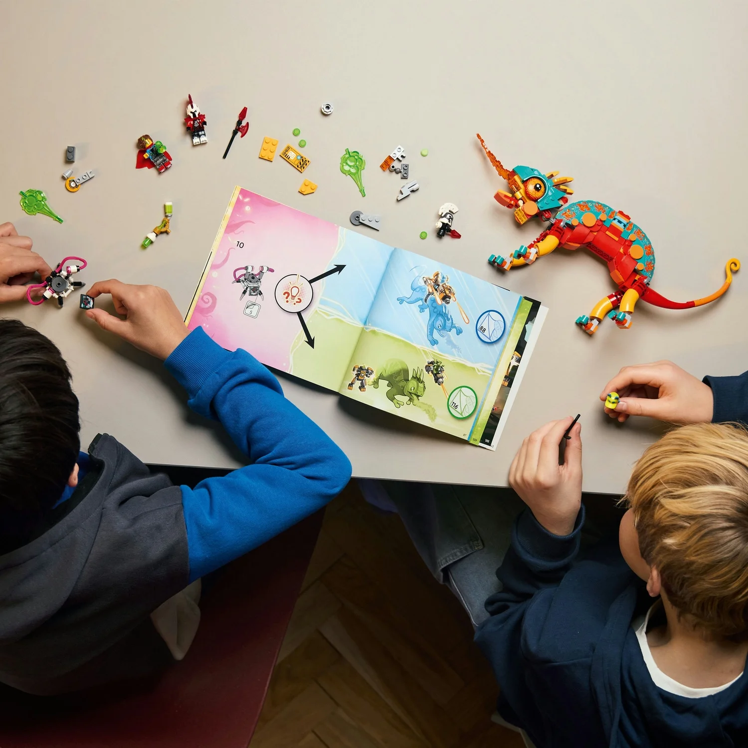 LEGO® DREAMZzz™ Mateo’s Fire Chameleon Imagination Toy 71492