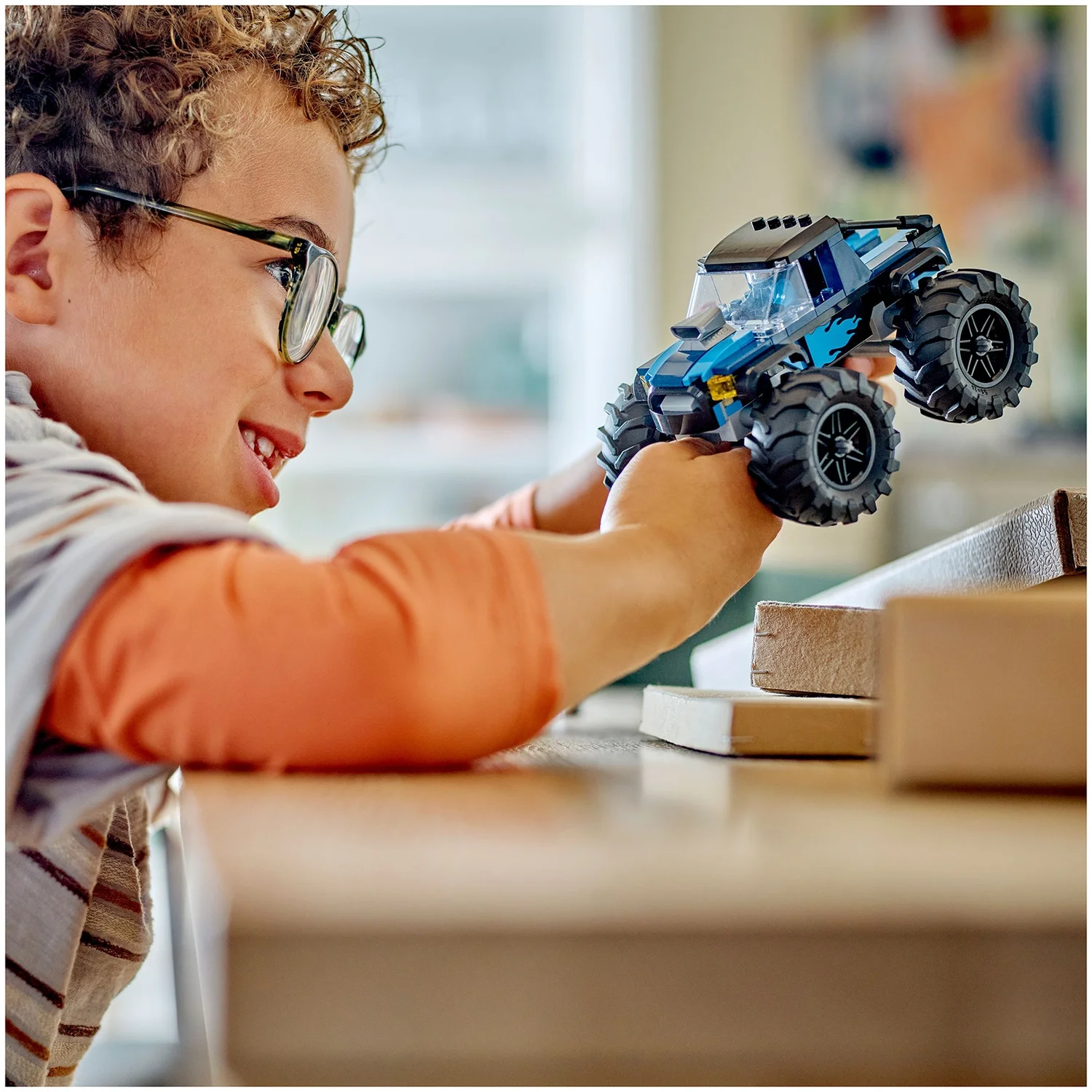 LEGO City Blue Monster Truck Toy Vehicle Playset 60402