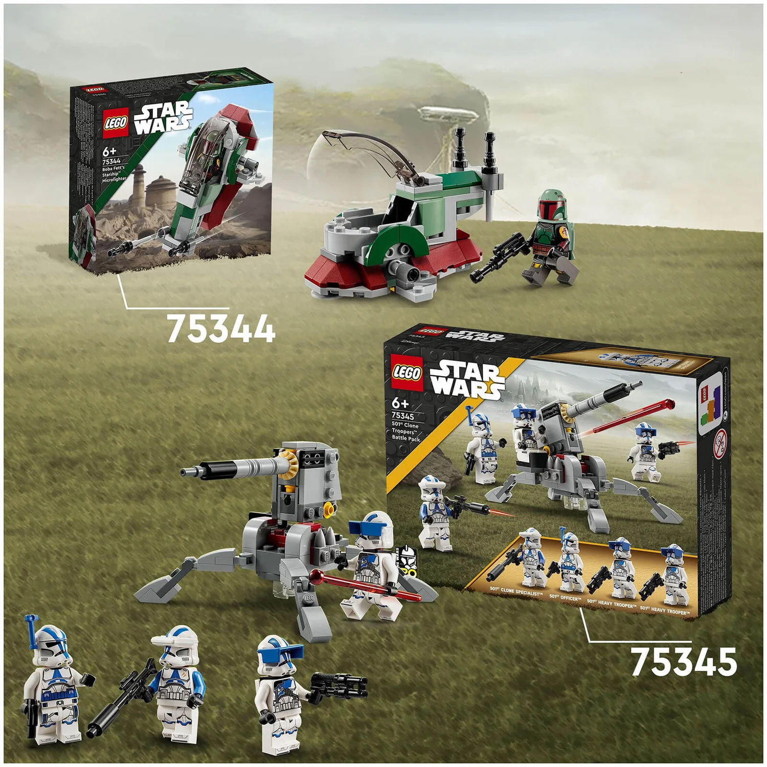 LEGO Star Wars 501st Clone Troopers Battle Pack Set (75345)