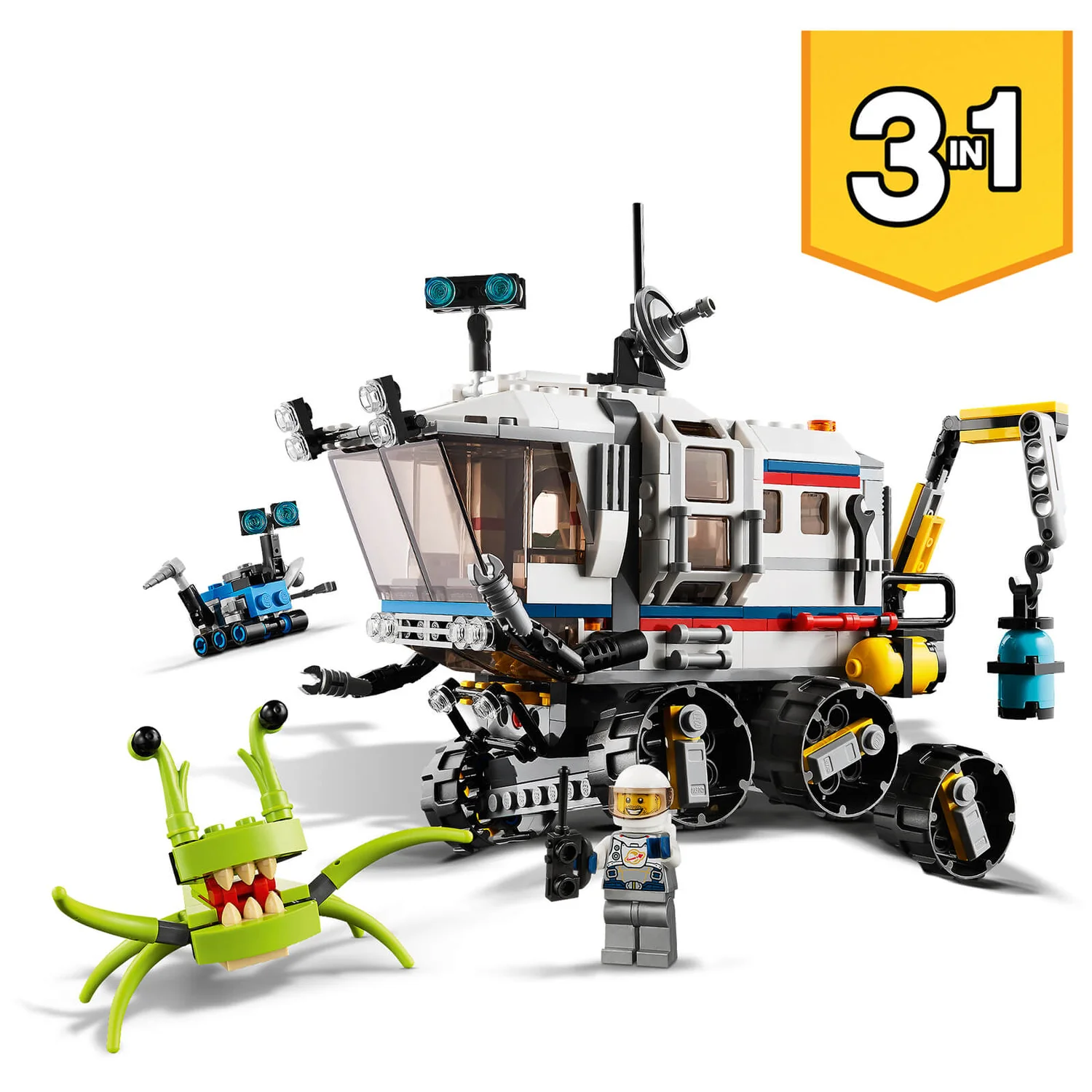 LEGO Creator: 3in1 Space Rover Explorer Building Set (31107)