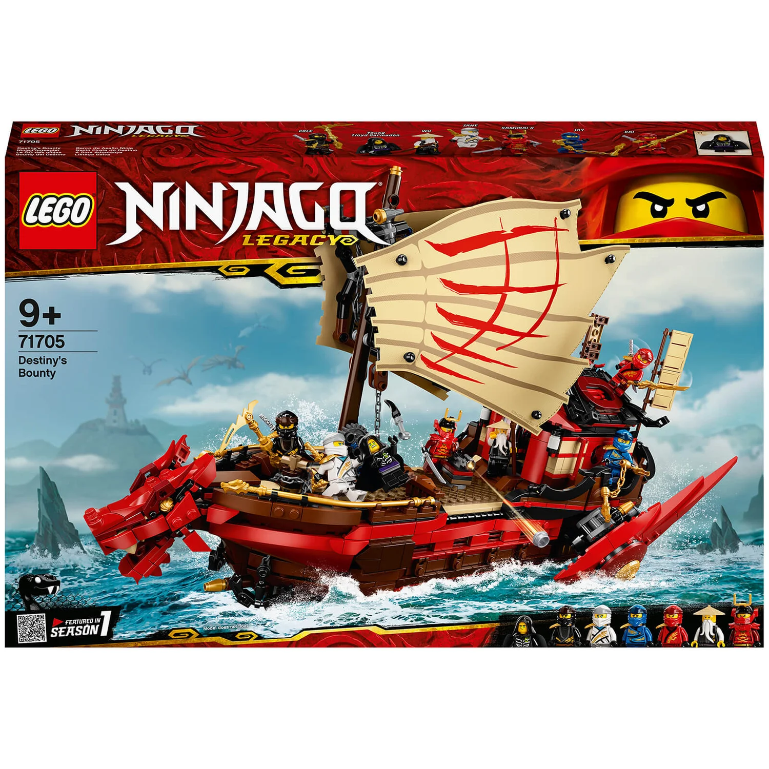 LEGO NINJAGO: Legacy Destiny's Bounty Ship Set (71705)