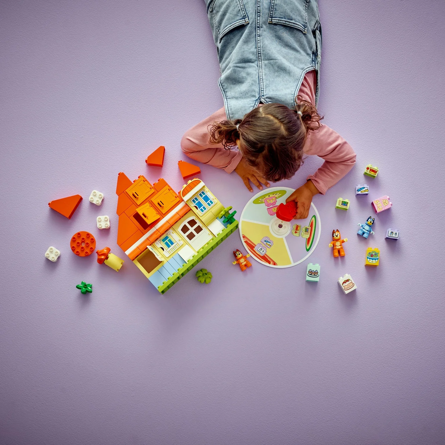 LEGO® DUPLO® Bluey: Bluey’s Family House with Memory Game Interactive Toy 10459