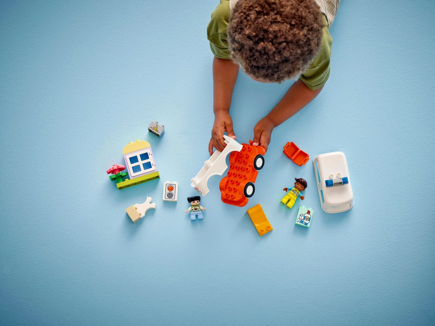 LEGO DUPLO Ambulance & Driver, Toddler Learning Toys 10447