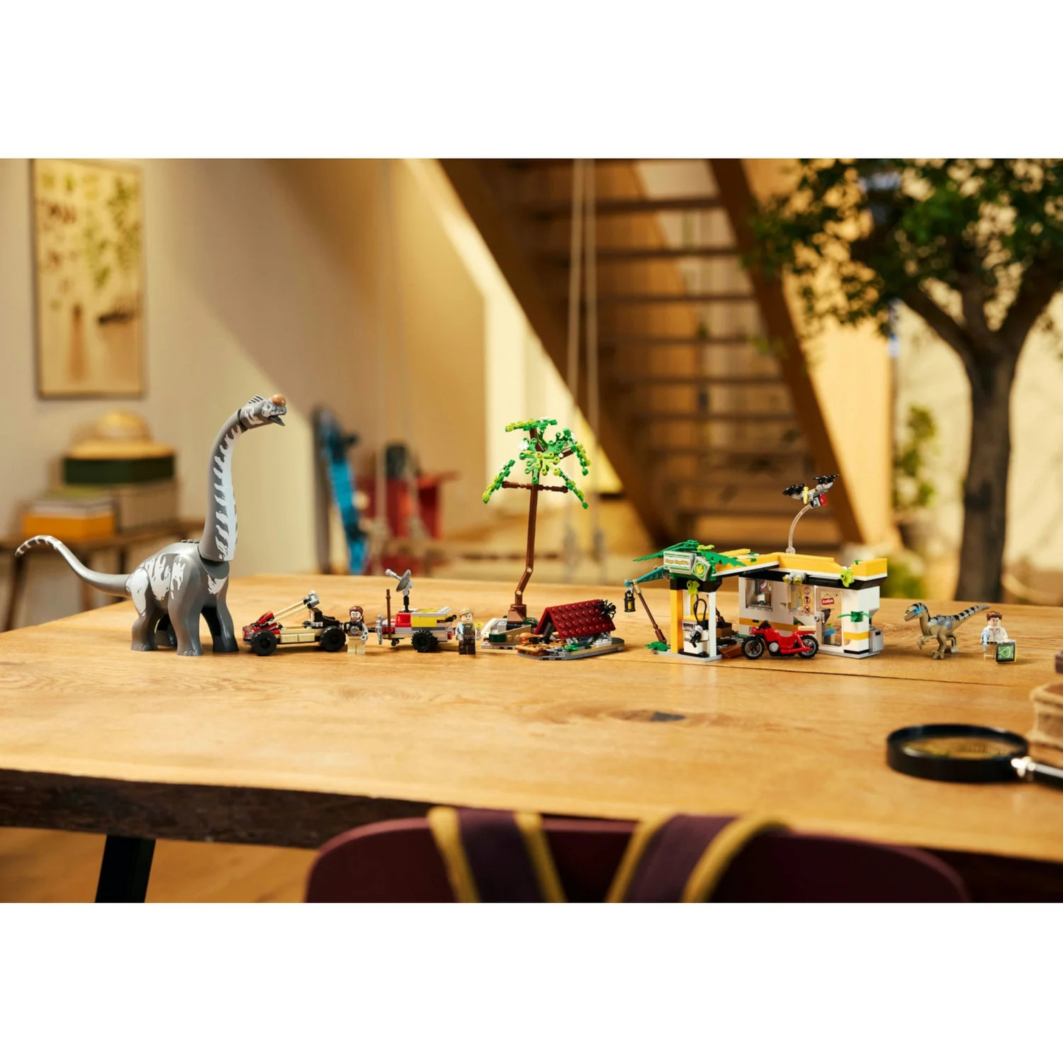 LEGO® Jurassic World Raptor & Titanosaurus Tracking Mission Dinosaur Toy 76973