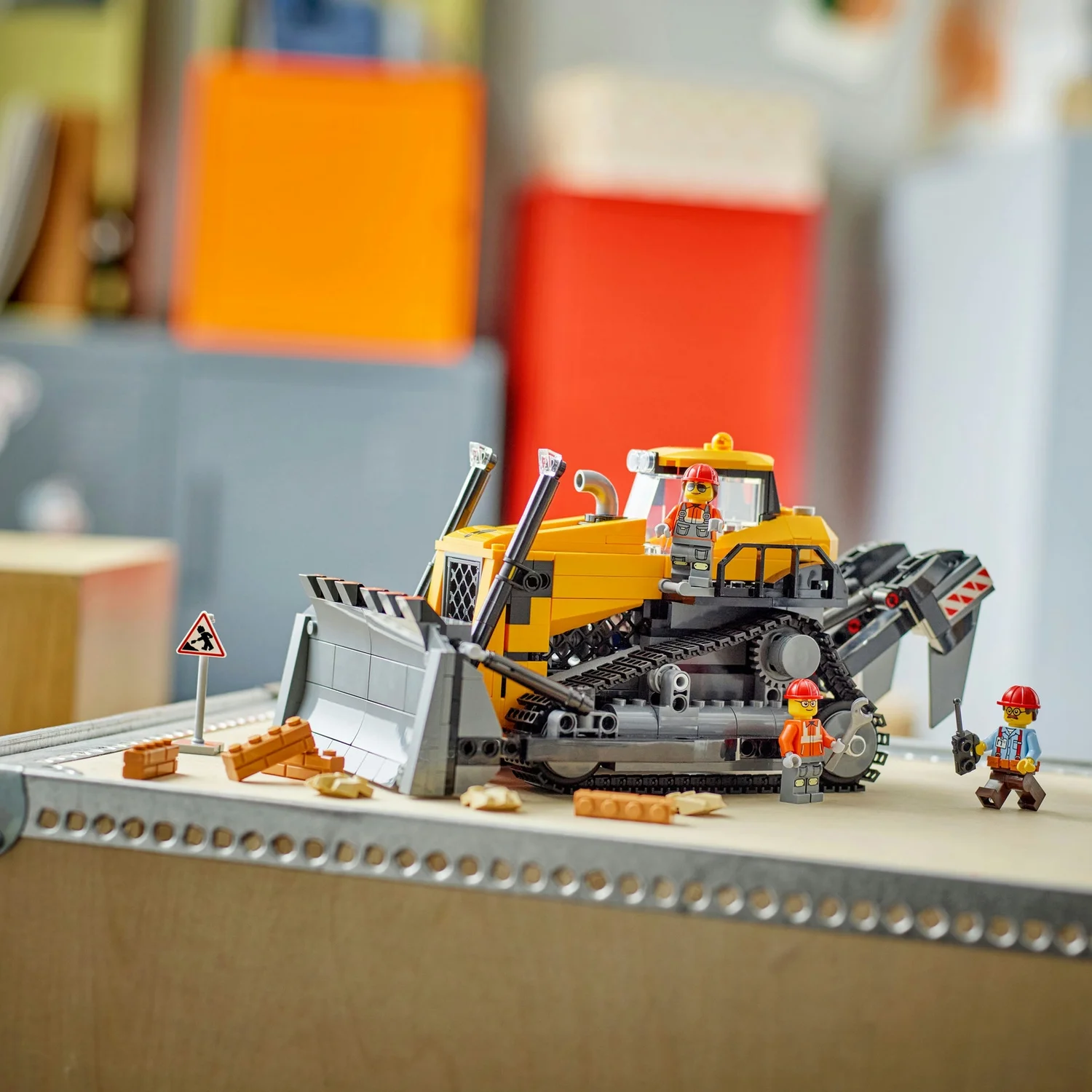 LEGO City Yellow Bulldozer Construction Vehicle Toy 60466