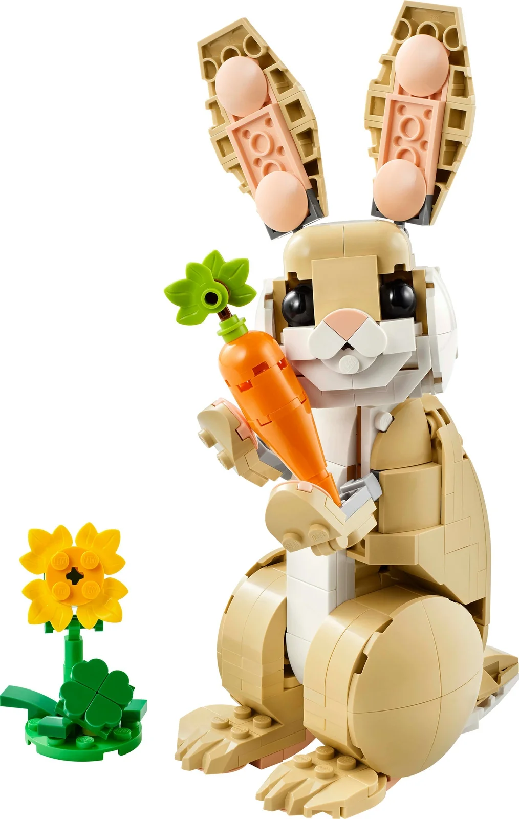 LEGO Creator 3in1 Cute Bunny Toy, Animal Figure Set 31162
