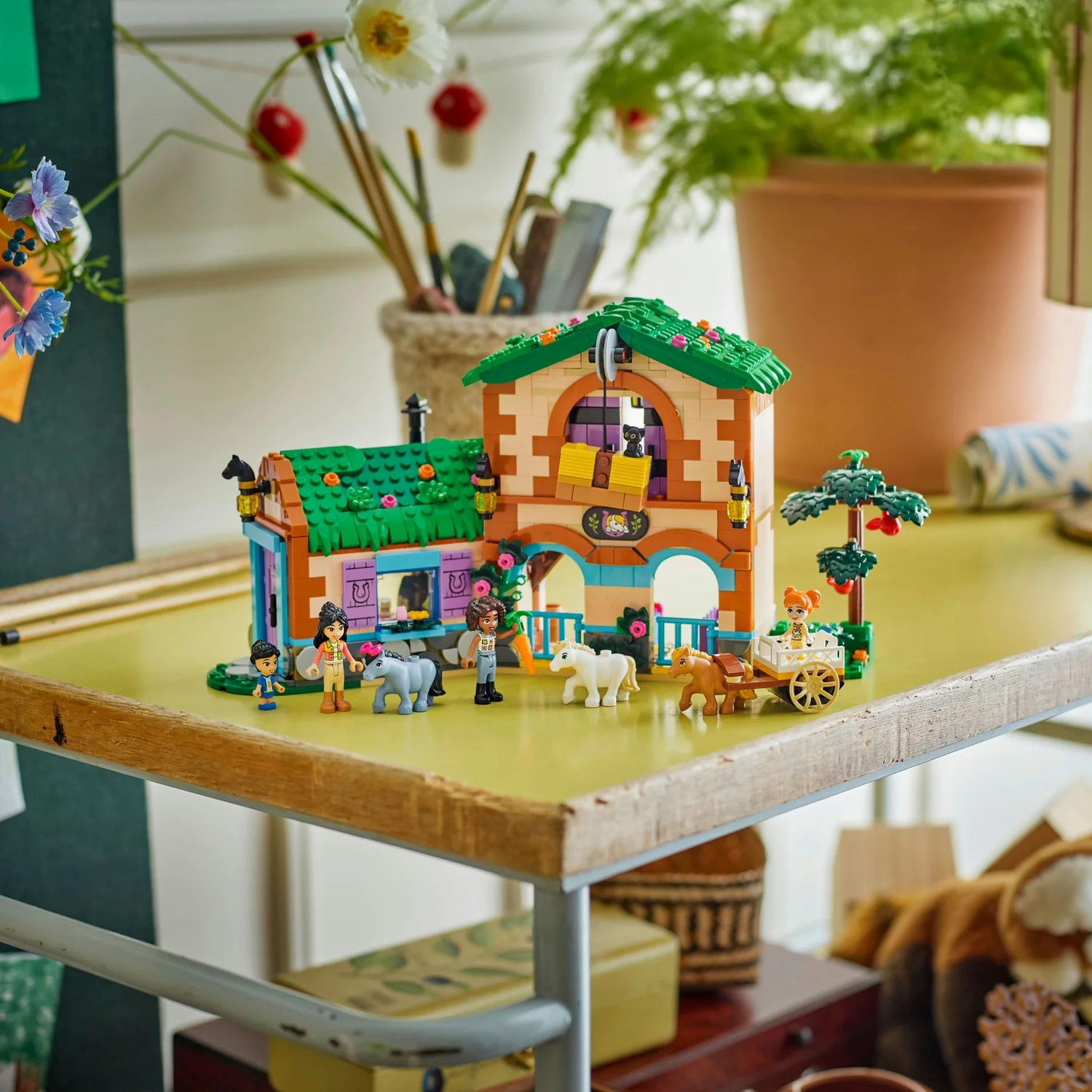 LEGO® Friends Pony Ranch & Stable Building Set, Horse Toy Playset 42654