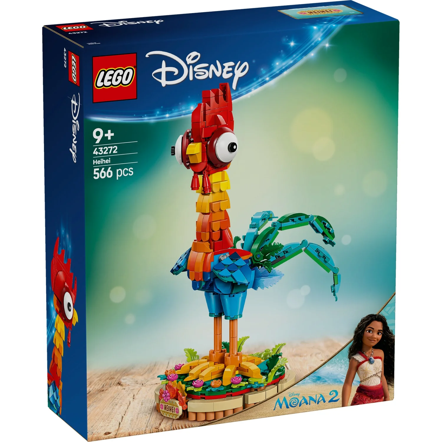 LEGO | Disney Moana 2 Heihei Buildable Animal Toy 43272
